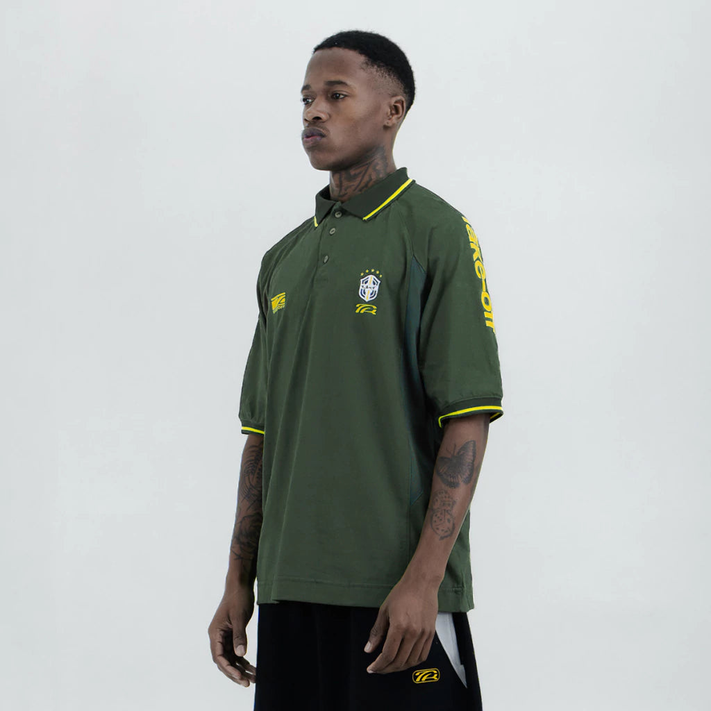 Camiseta Take Off "Nação v2 Polo Sport" Verde