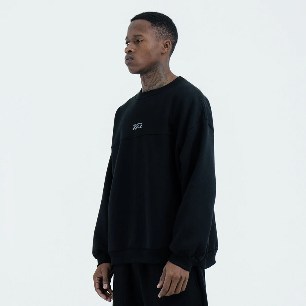 Moletom "Order Crewneck" Preto