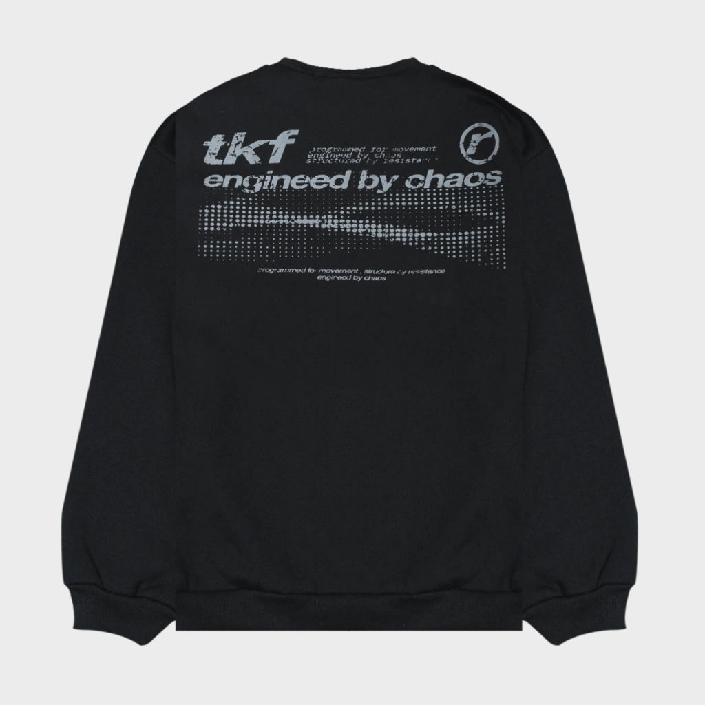 Moletom "Order Crewneck" Preto