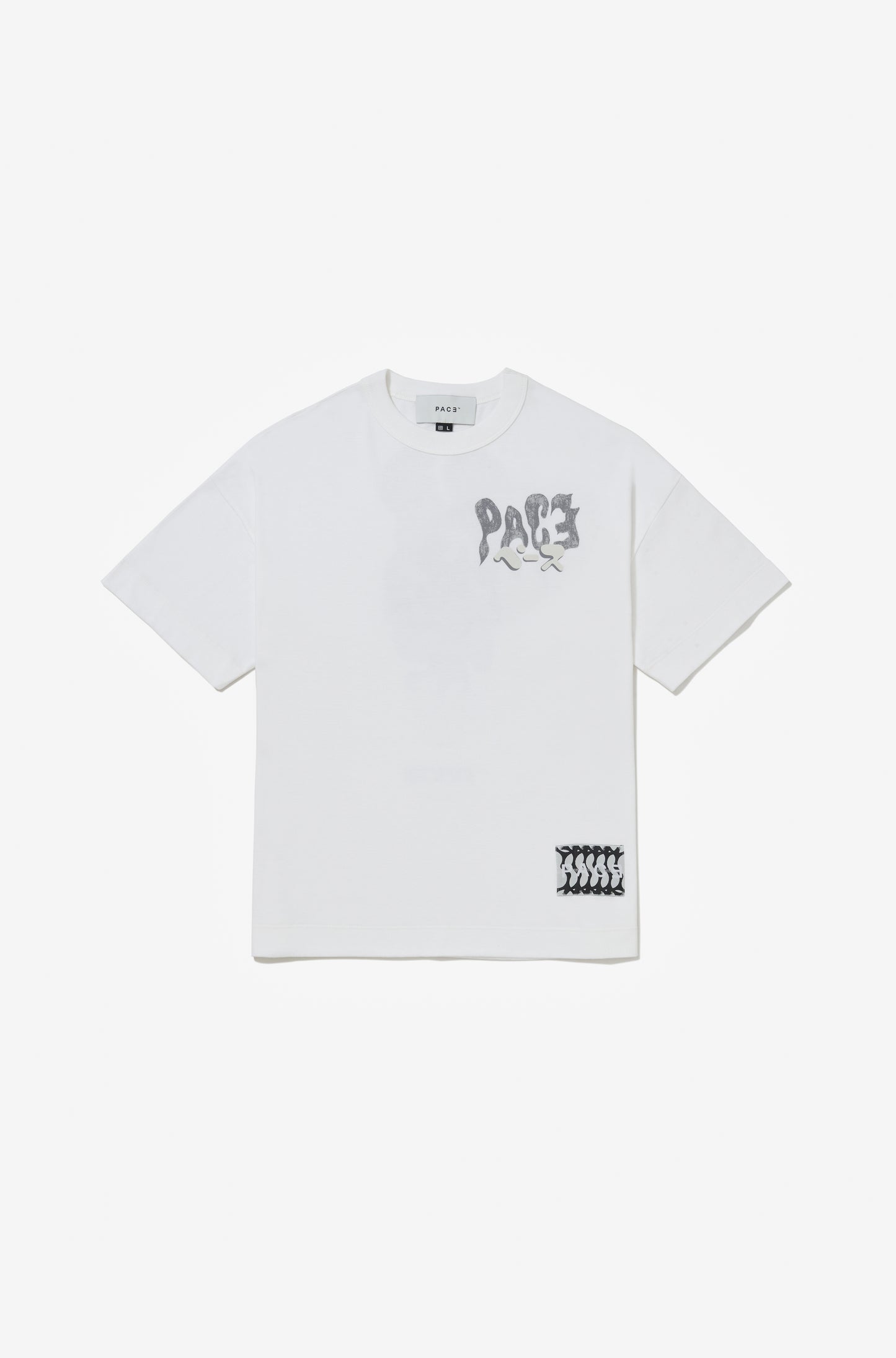 PACE - Camiseta Xp Handwrite Oversized Off White