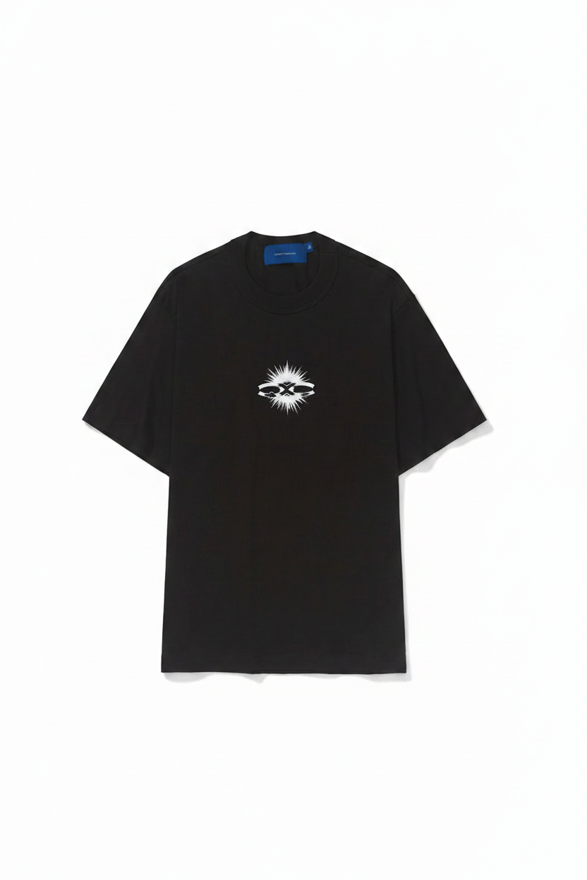 Camiseta QUADRO Luz Regular Black