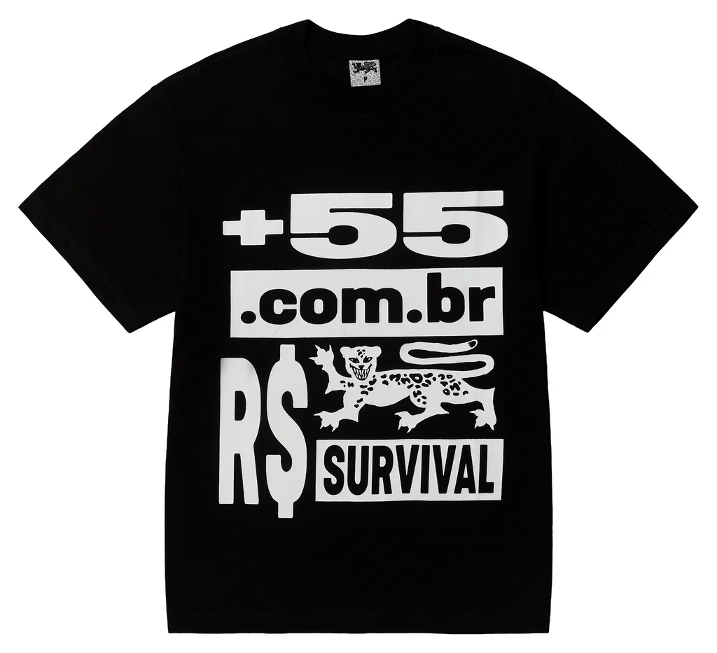 Camiseta SURVIVAL +55 Preta