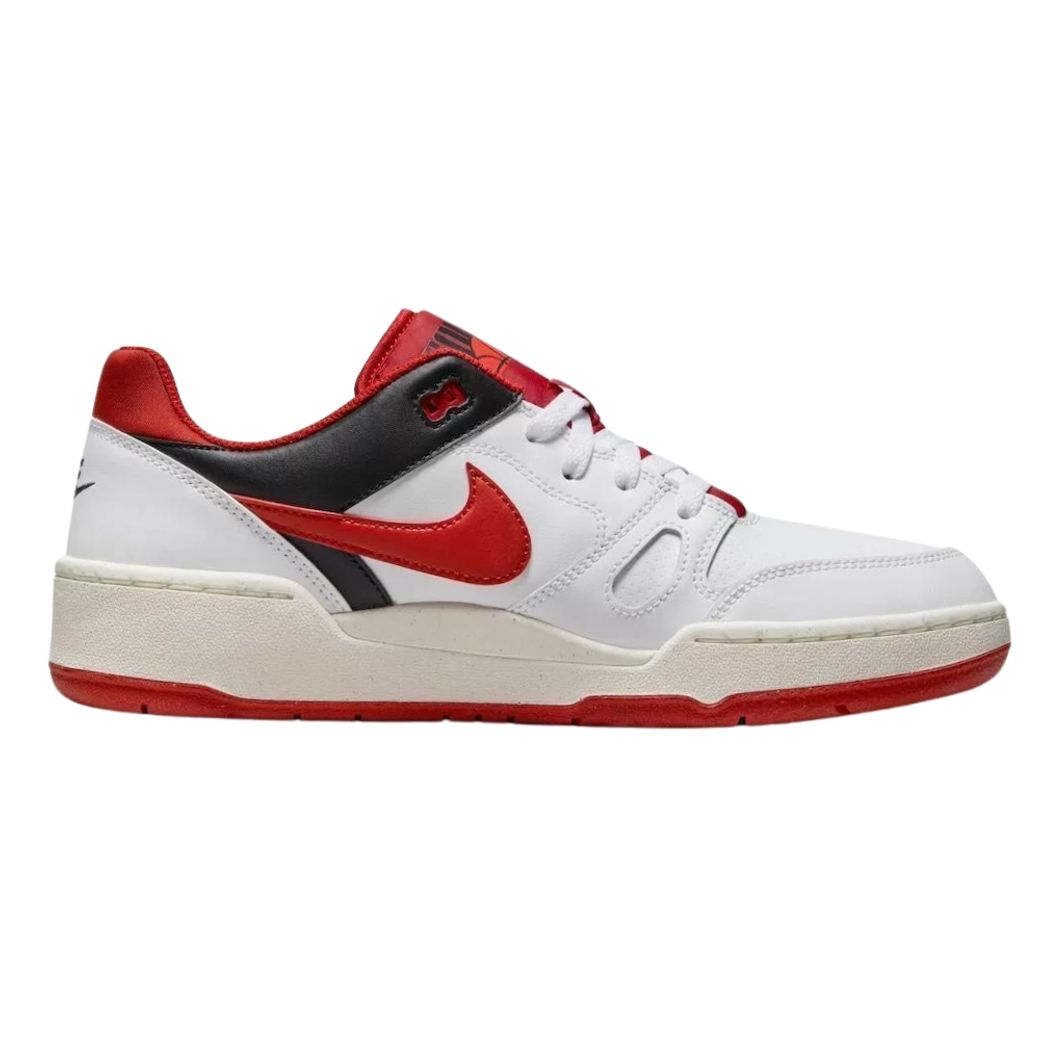 Tênis NIKE Full Force Low Branco/Vermelho