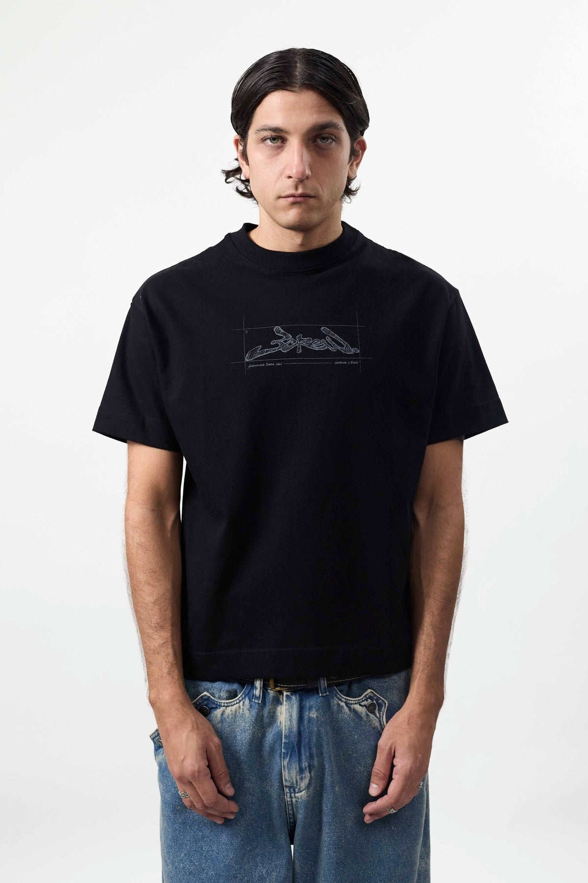Camiseta Barra "CROQUI" Preta