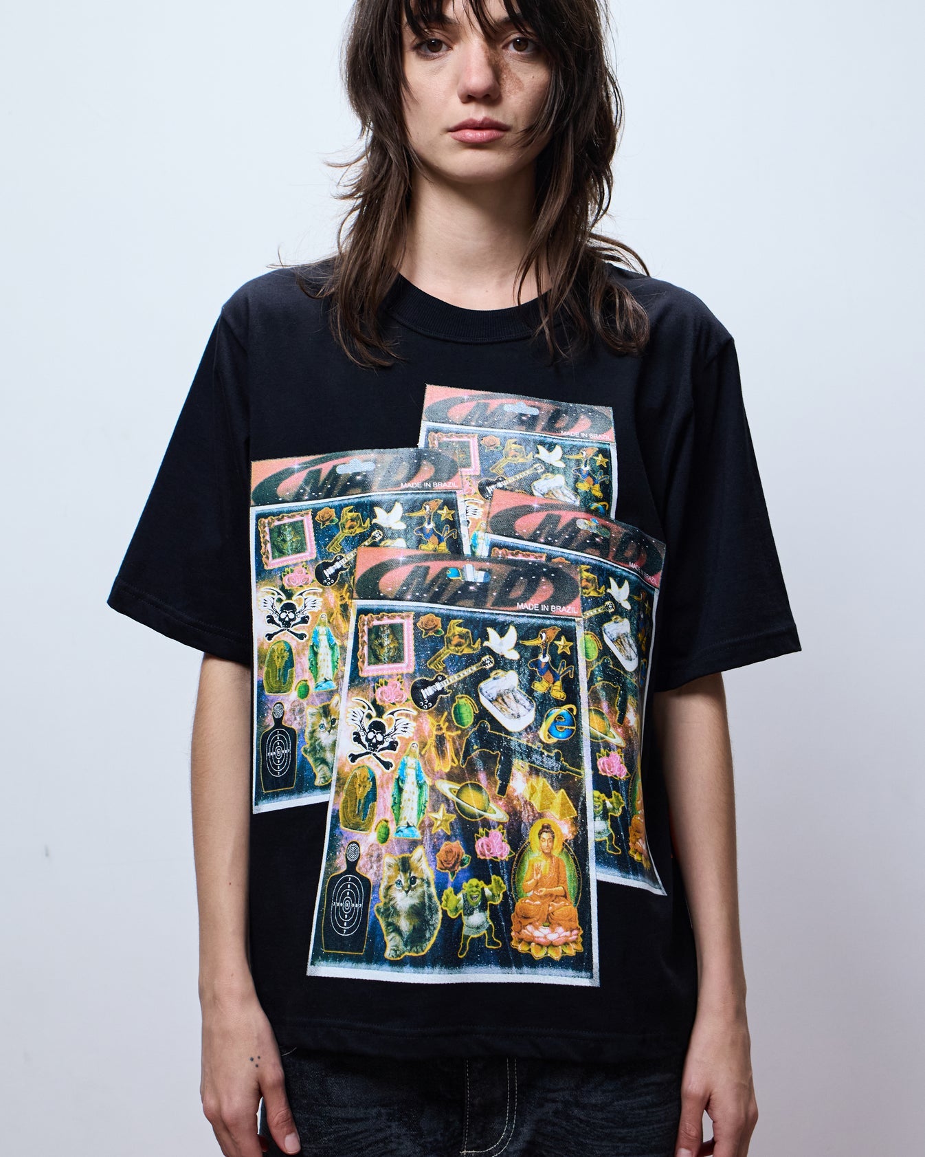 Camiseta MAD Feito No Brasil Preto