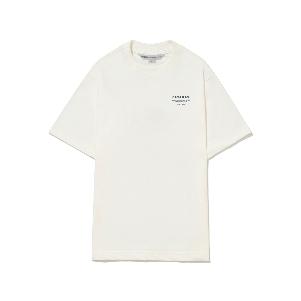 Camiseta Barra "BFC" Off White