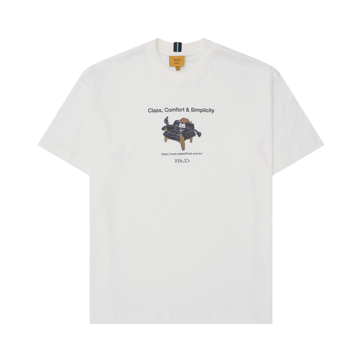 Camiseta CLASS  "Comfort & Simplicity" Off-White