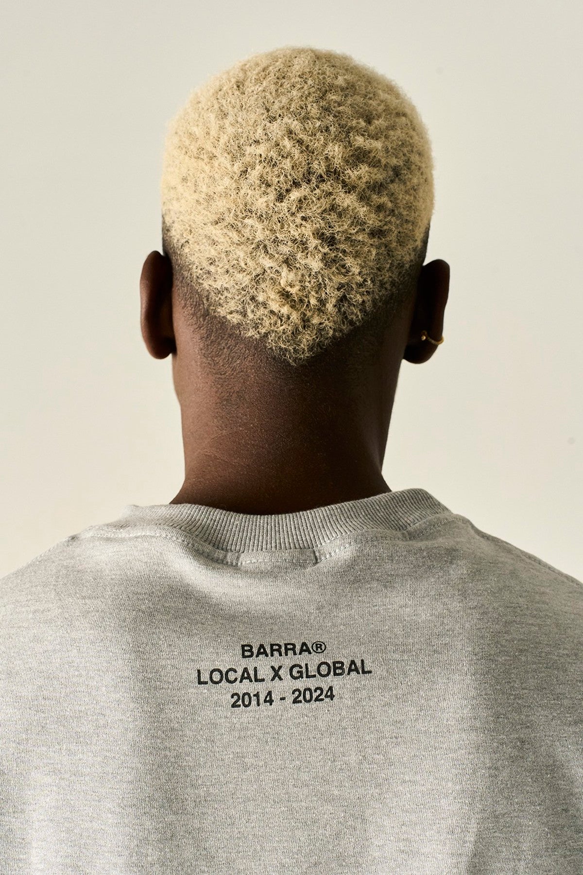 Camiseta BARRA "Barra do Brasil Souvenir" Cinza Mescla