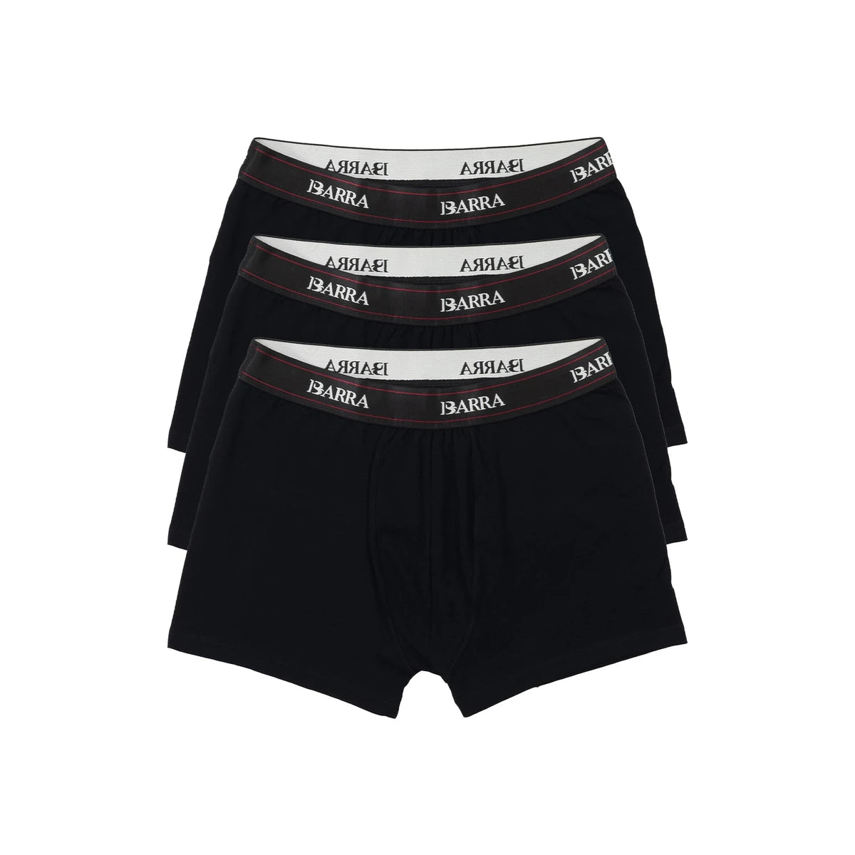 Pack De 3 Cuecas Boxer BARRA Logo Preta