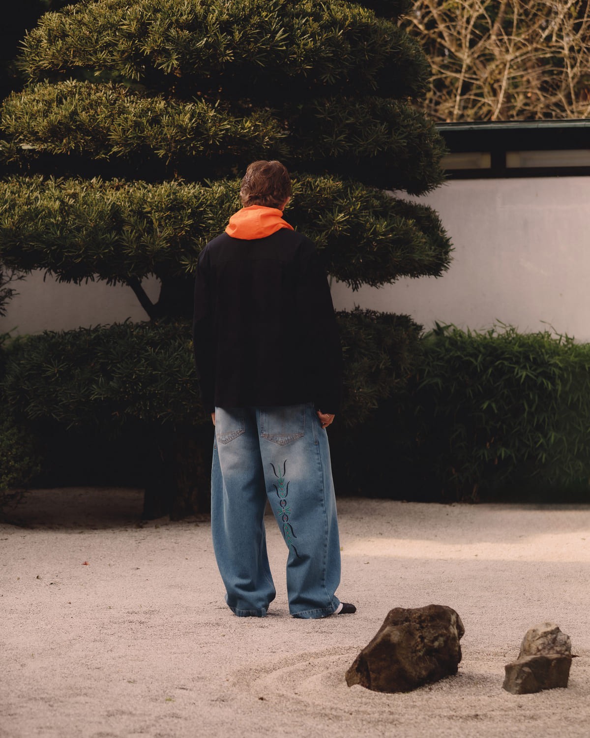 Calça CLASS Stonewashed Baggy "Rabiola" Blue