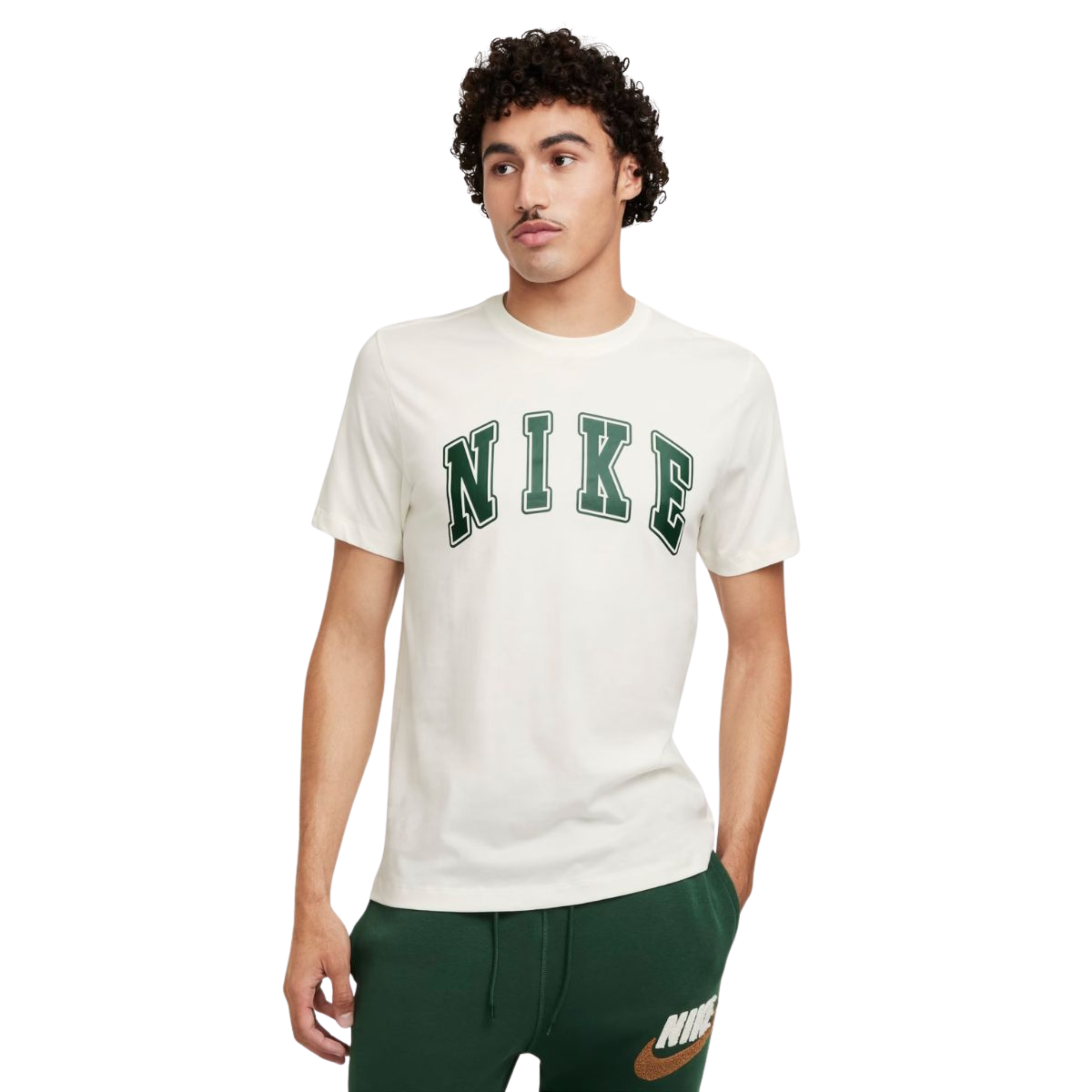 Camiseta NIKE Club SSNL Off-White