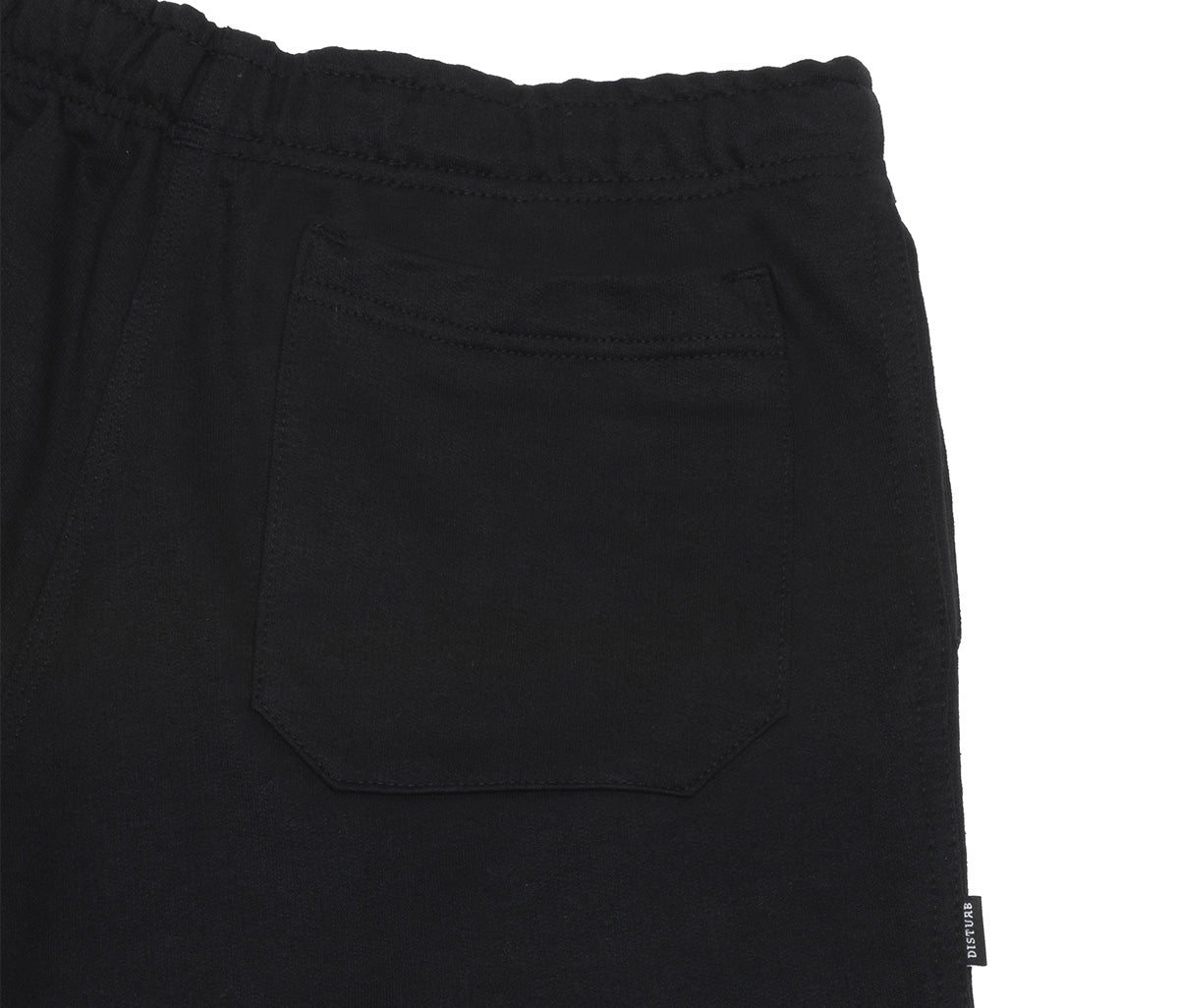 DISTURB - Shorts Pan'am Fleece In Black - Slow Office