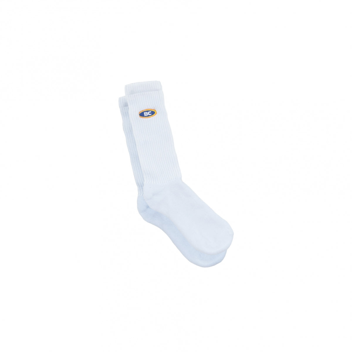 Barra Crew - Socks BC Goods Logo Classic White - Slow Office