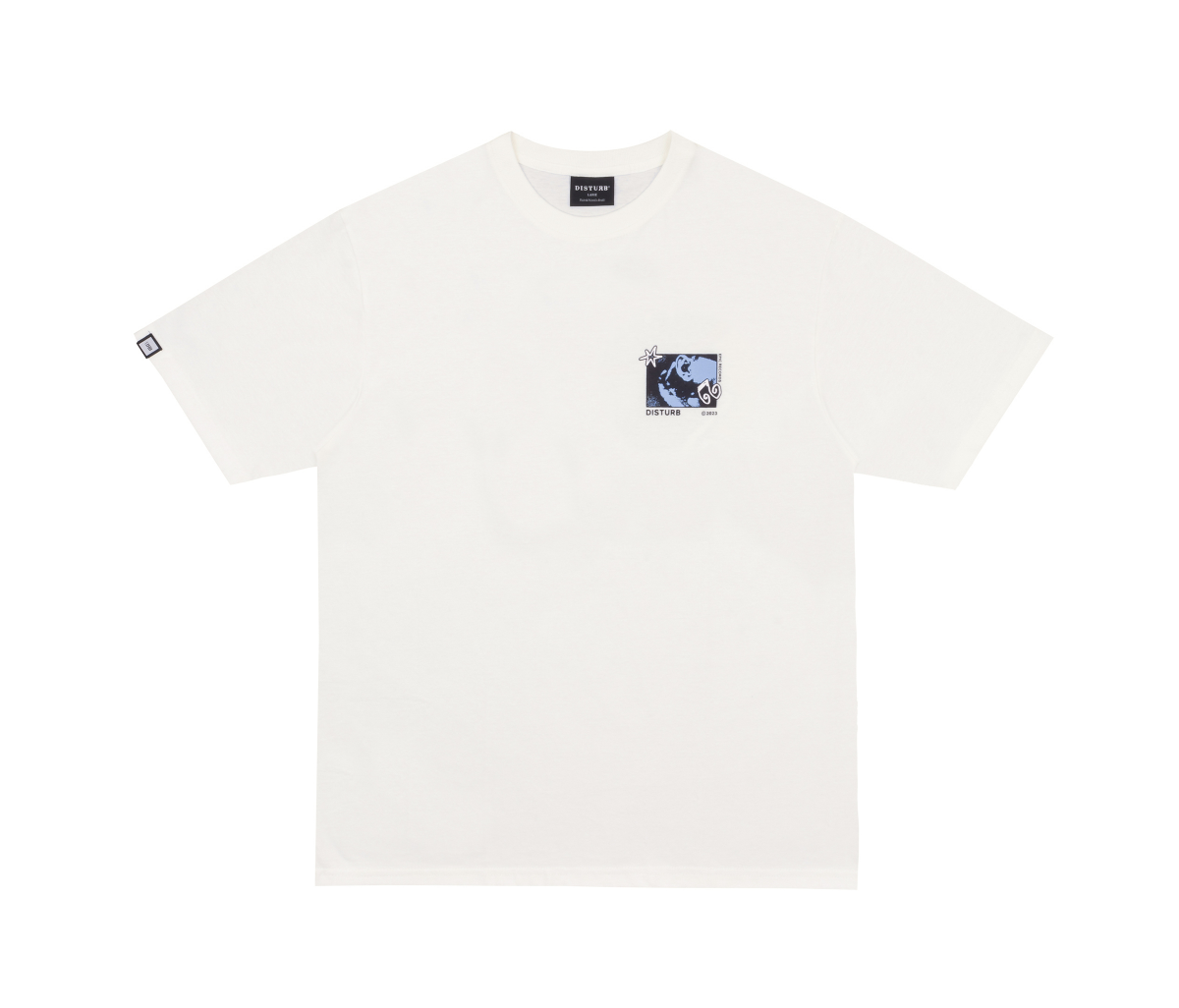 DISTURB - Camiseta Synth Off White - Slow Office