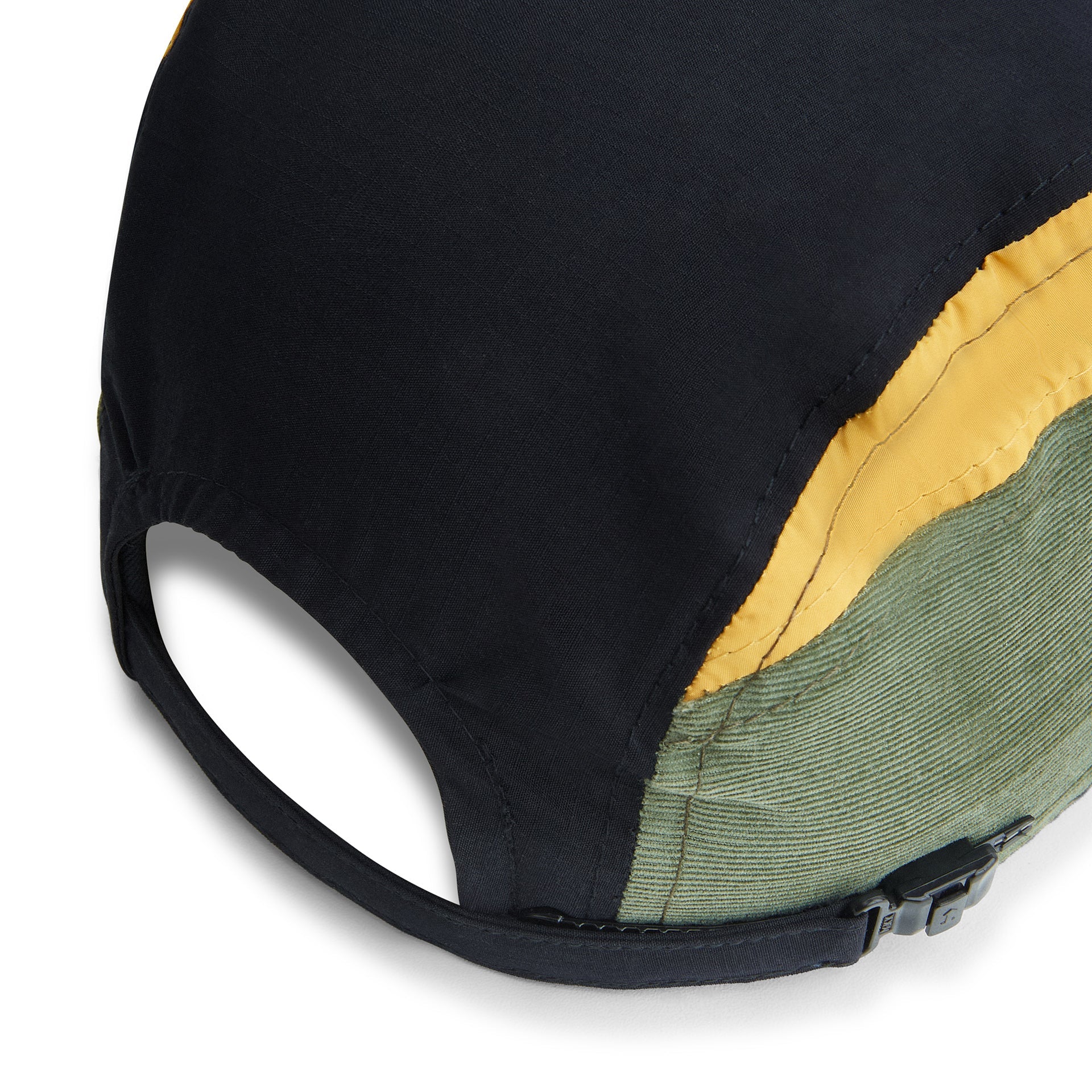 Bone 3 PANEL "CLASS INVERSO" Preto/ Verde / Mostarda
