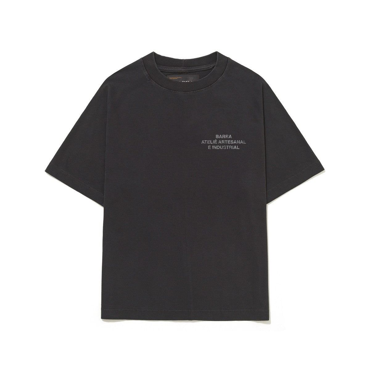 Camiseta BARRA "Assinatura Ateliê Estonada" Preta