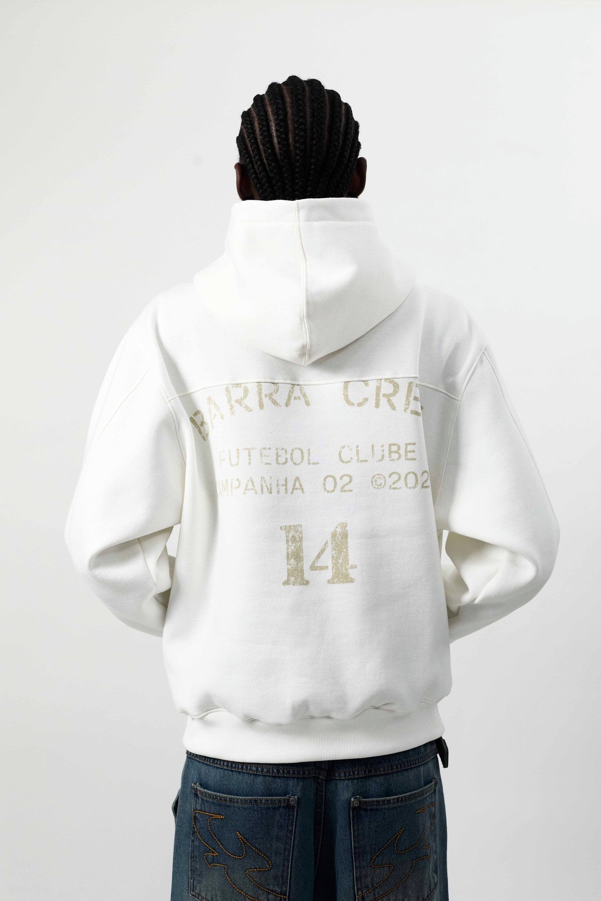 Moletom Barra "BFC" Off White