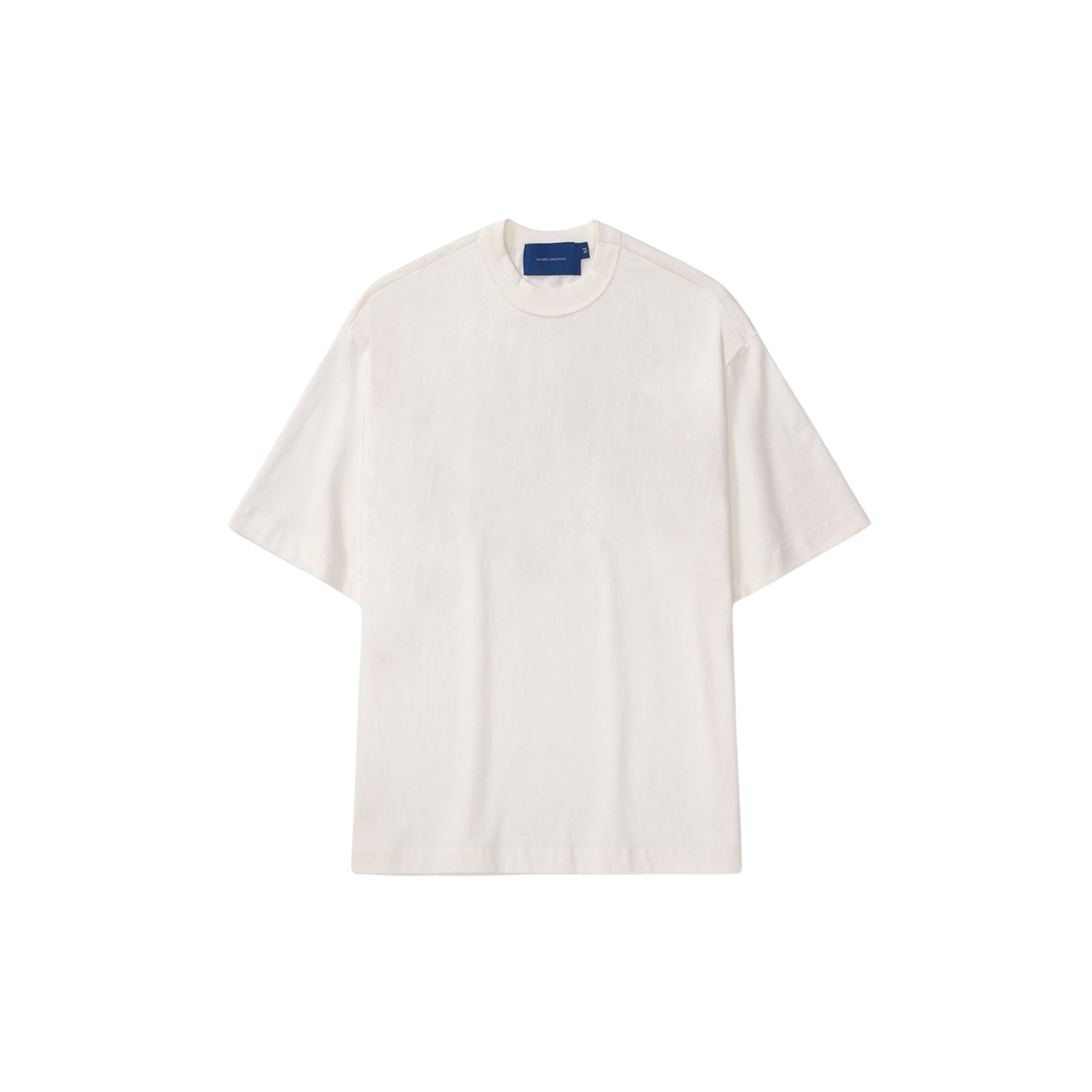Camiseta QUADRO Maps Boxy Off White