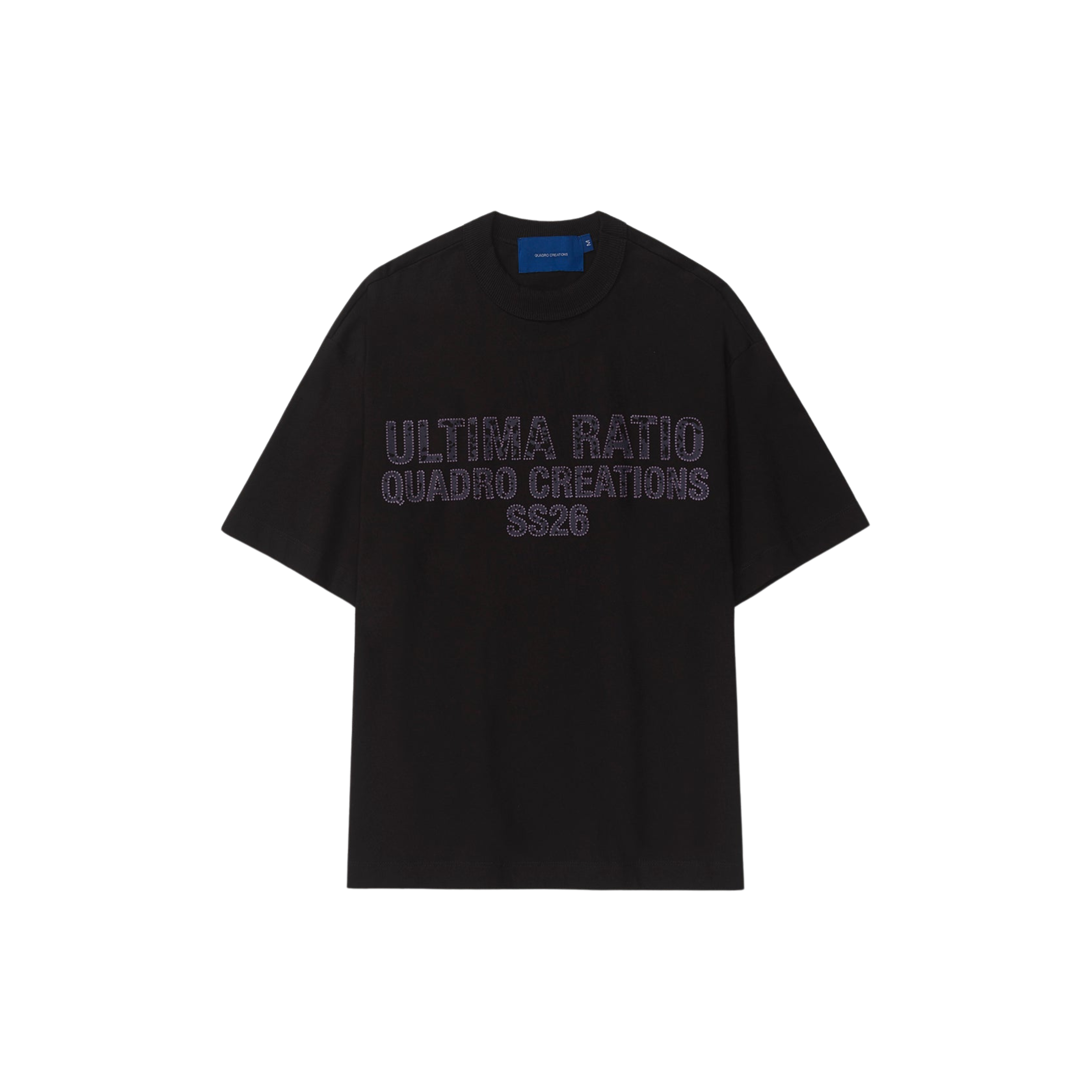 Camiseta QUADRO Ratio Dots Boxy Black