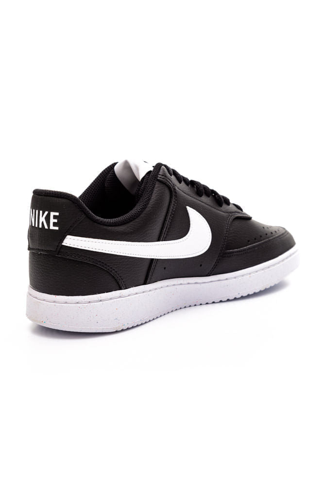 Tênis NIKE Court Vision Low Preto/Branco