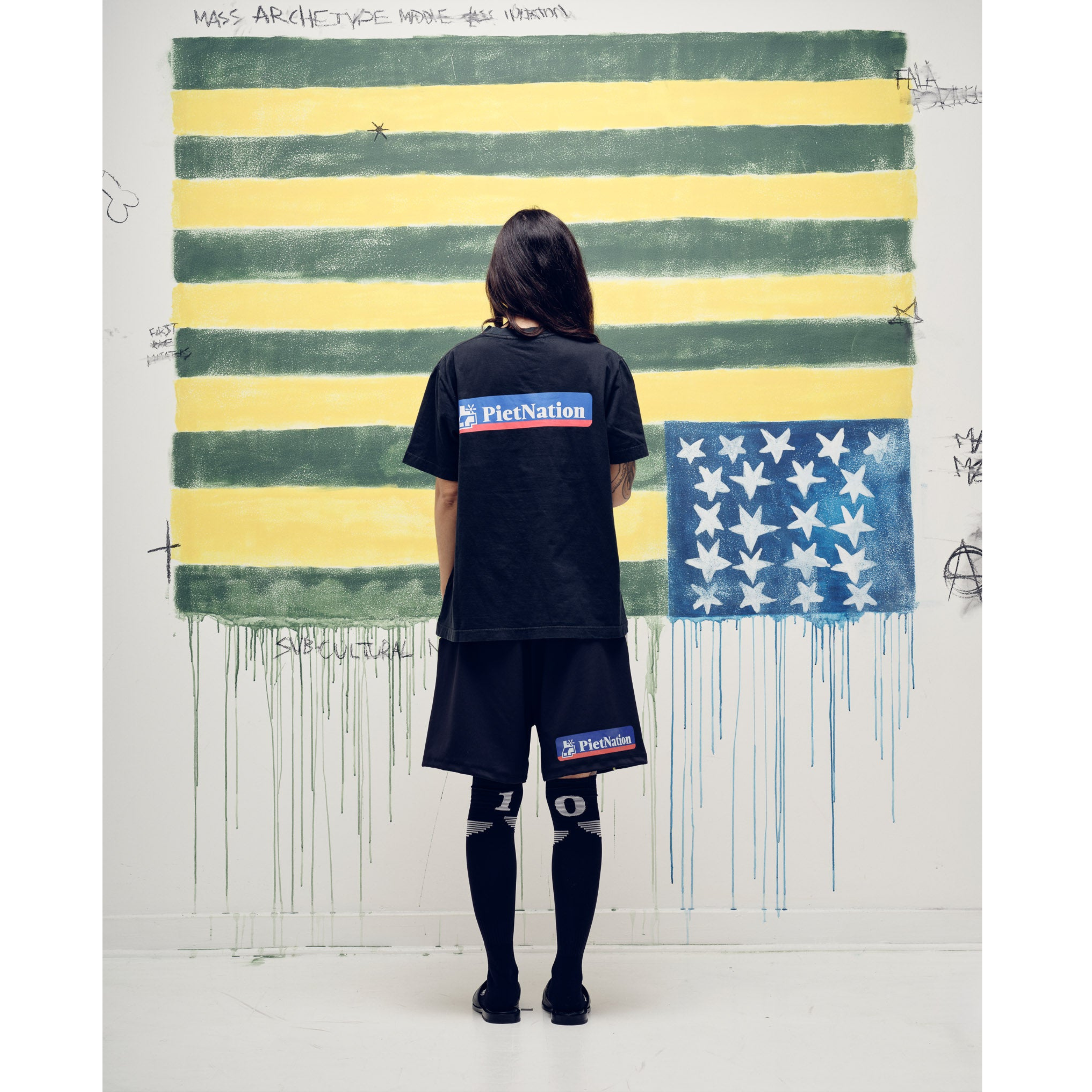 Short PIET Soccer Black