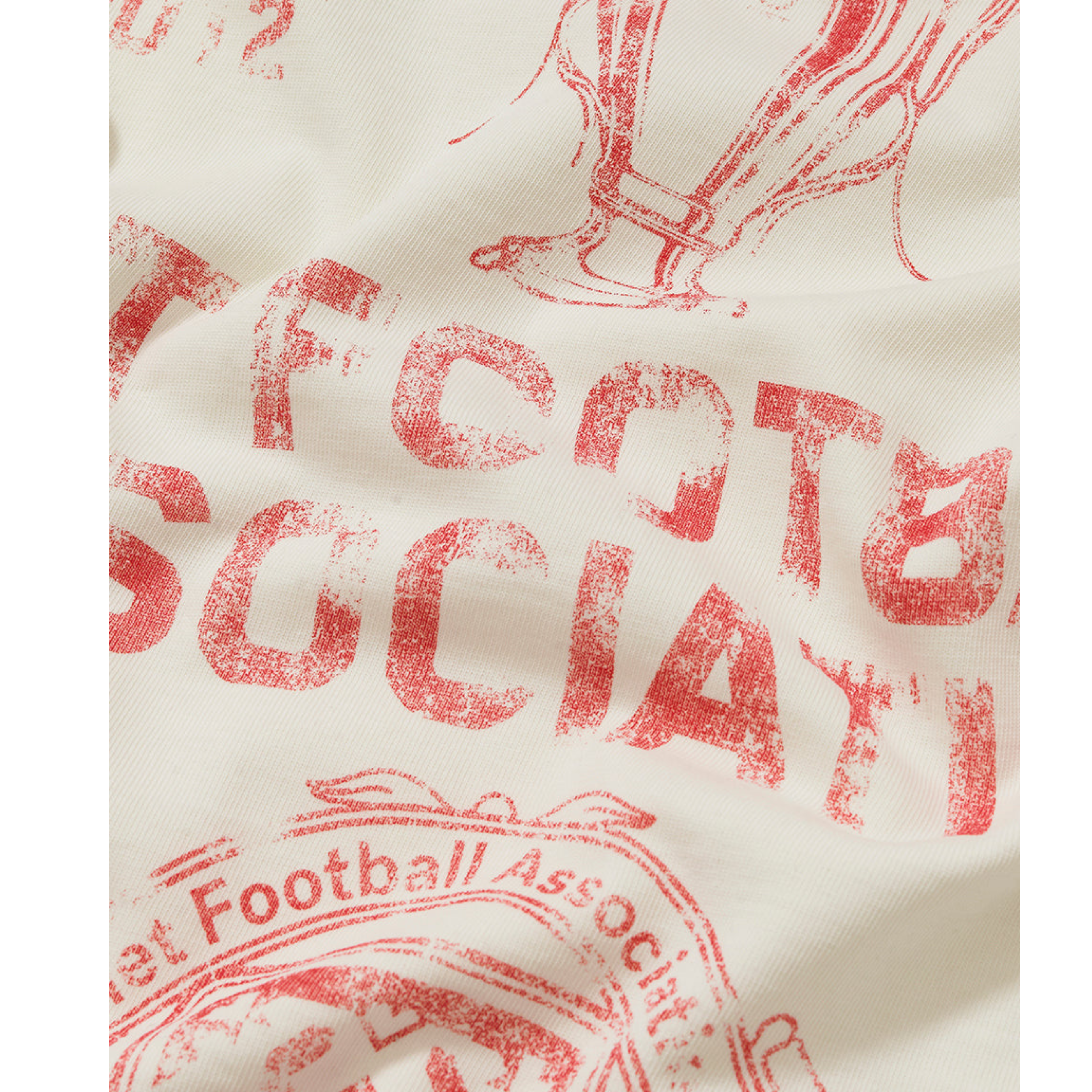 Camiseta PIET Football Association Bone White