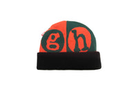 HIGH - Beanie Noir Red/Green