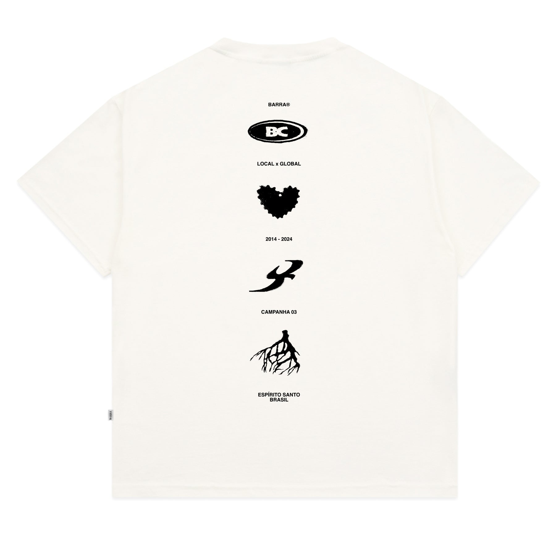 Barra Crew - Camiseta “Iconografia” Off-White