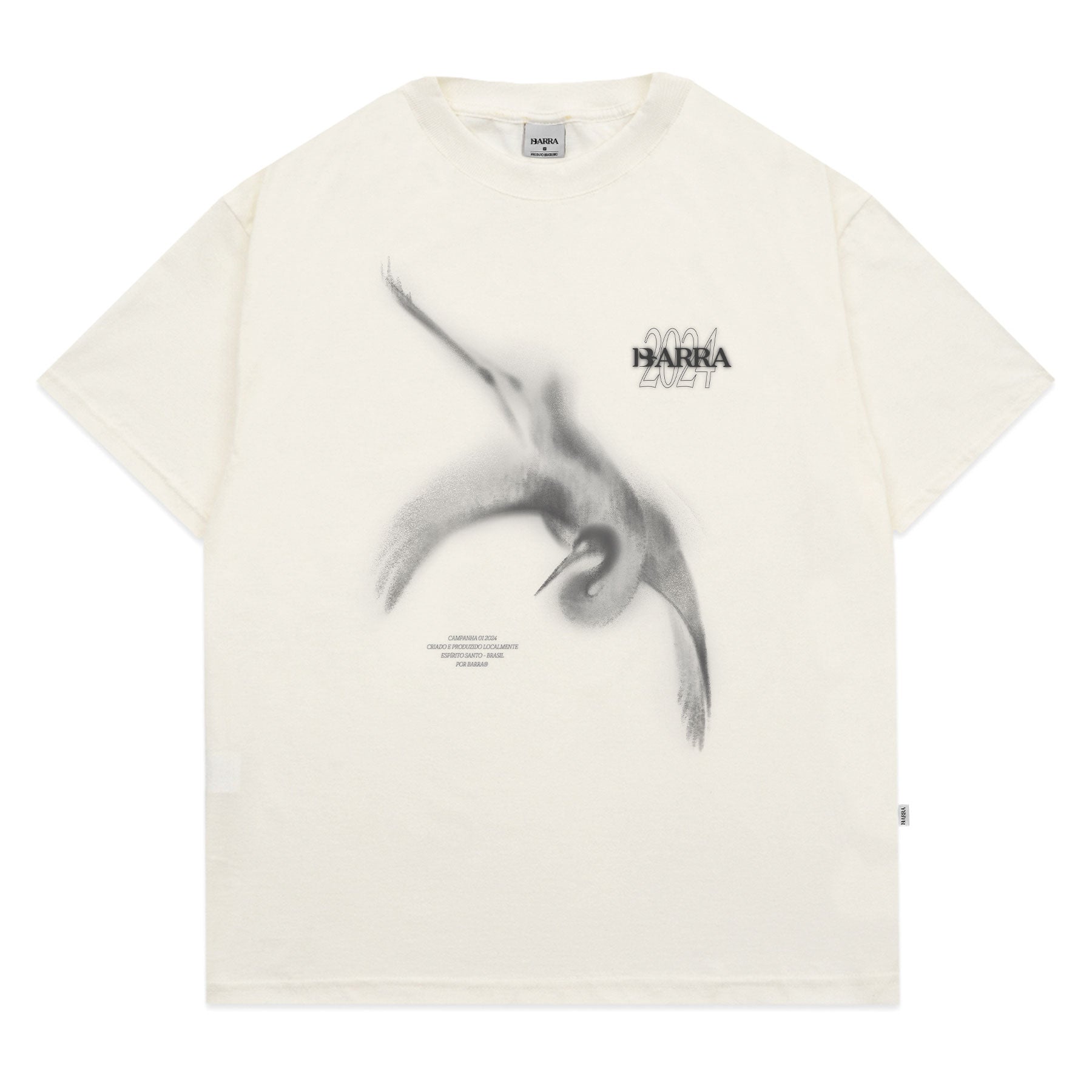 Barra Crew - Camiseta Ahlma Espectro Off White