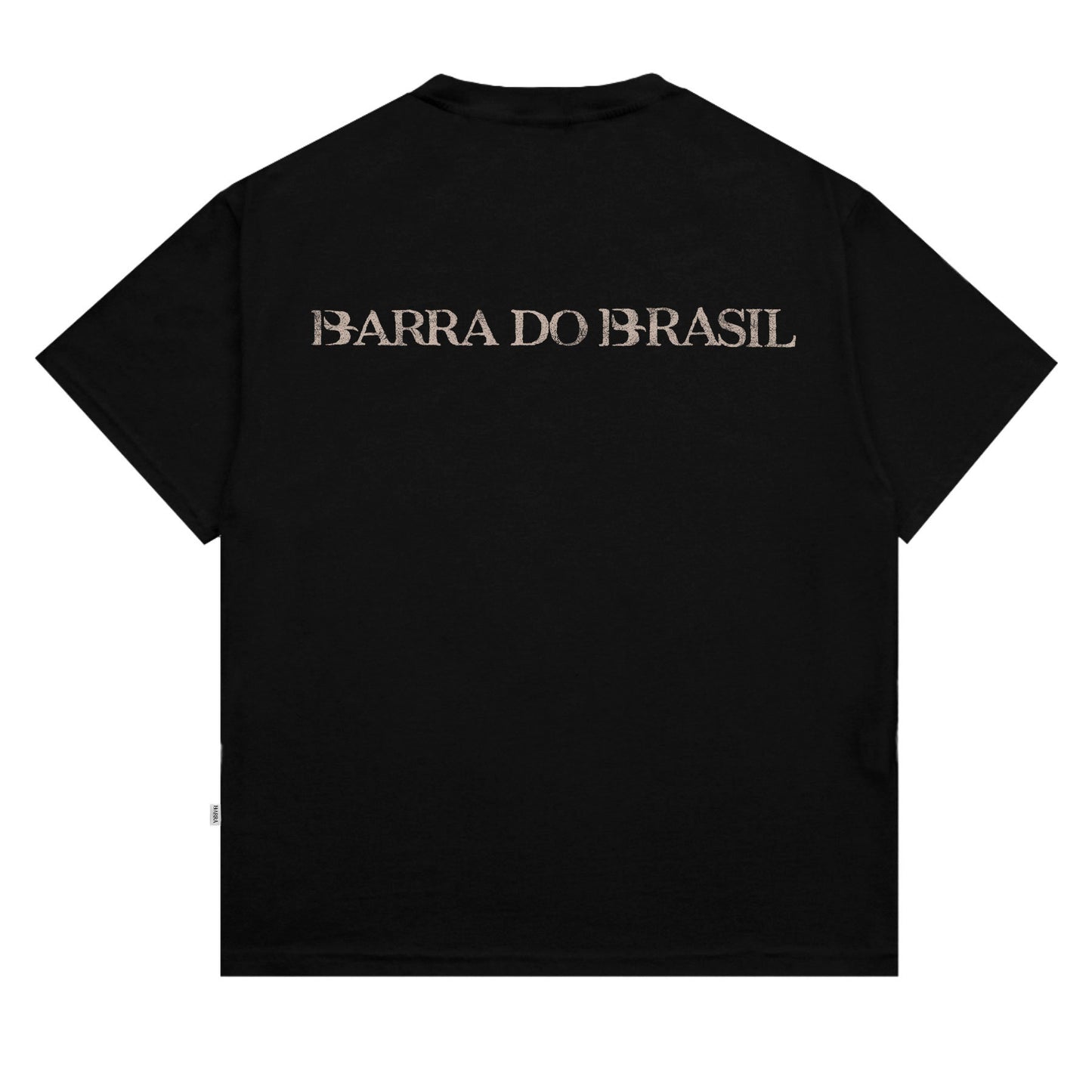 Barra Crew - Camiseta Raízes Do Brasil Preta