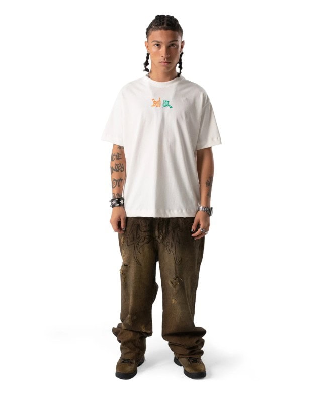 Camiseta SUFGANG Boxy Costa do Marfim Off-White