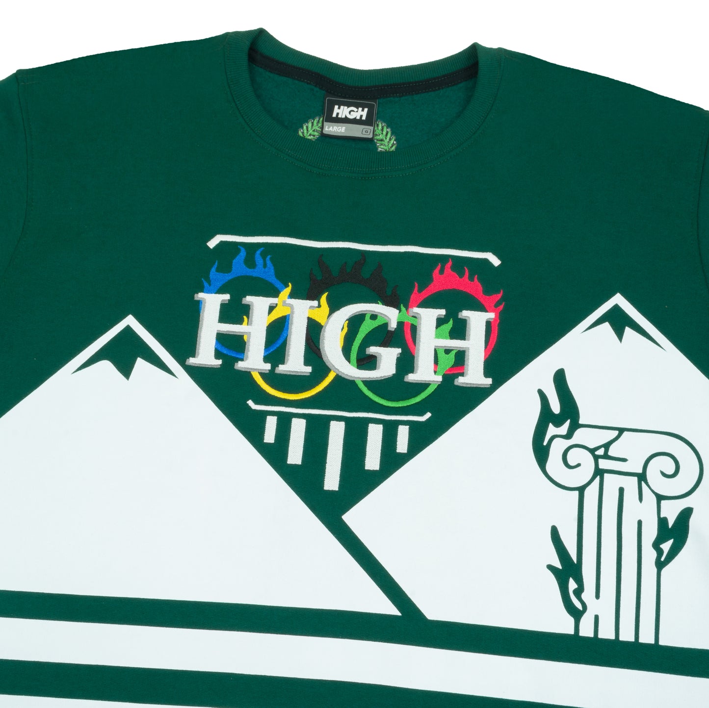 HIGH - Crewneck Olympic Night Green