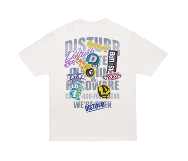 DISTURB - Camiseta Fresh Gear In Off-White
