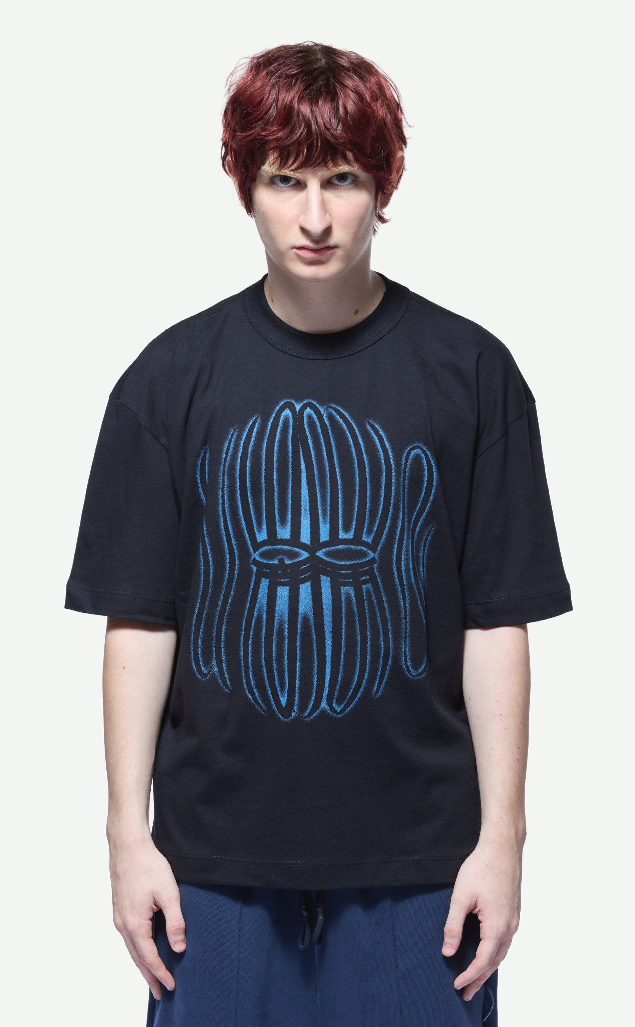 Camiseta QUADRO Qc Circuit Boxy Black
