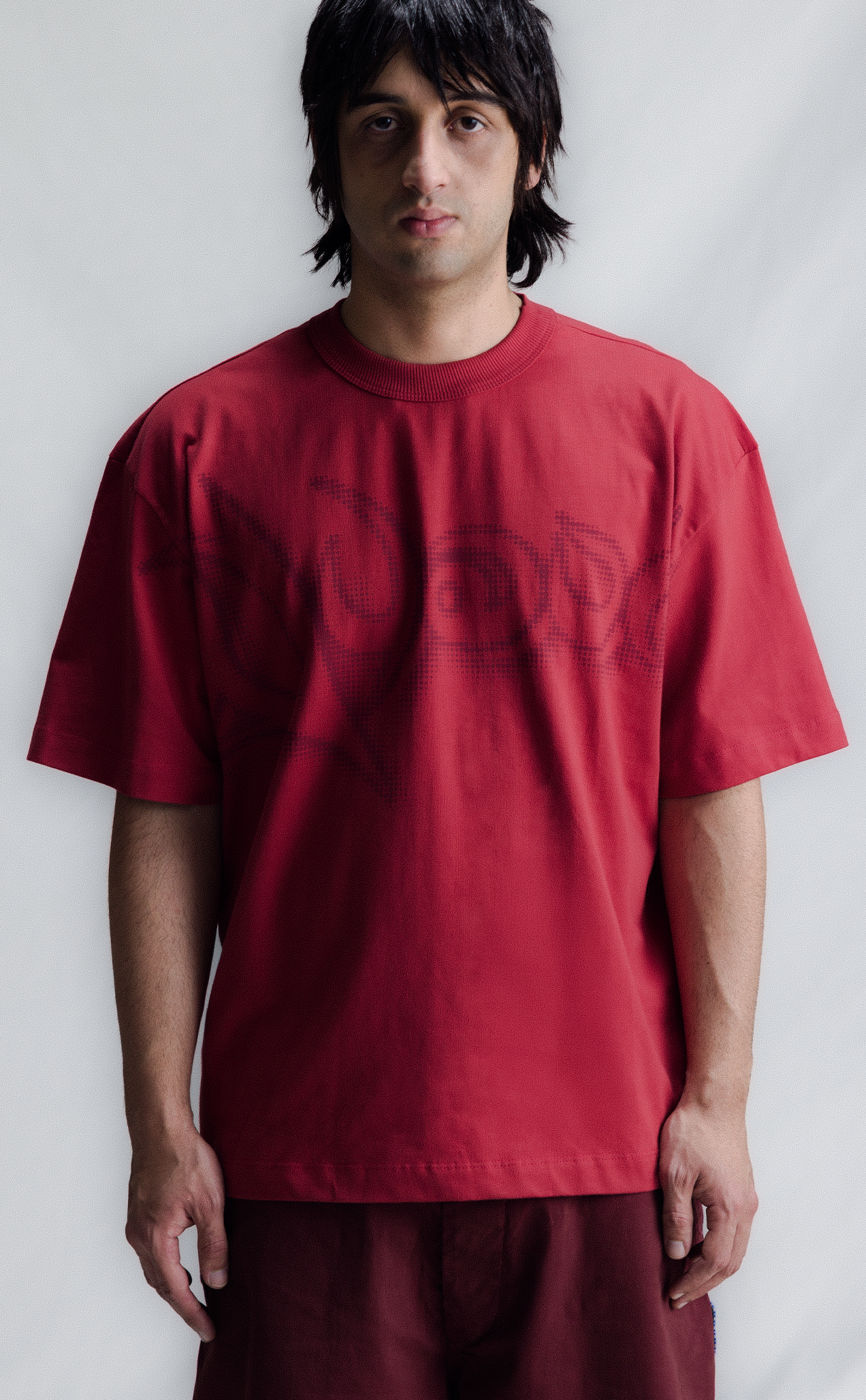 Camiseta QUADRO Tribe Boxy Red