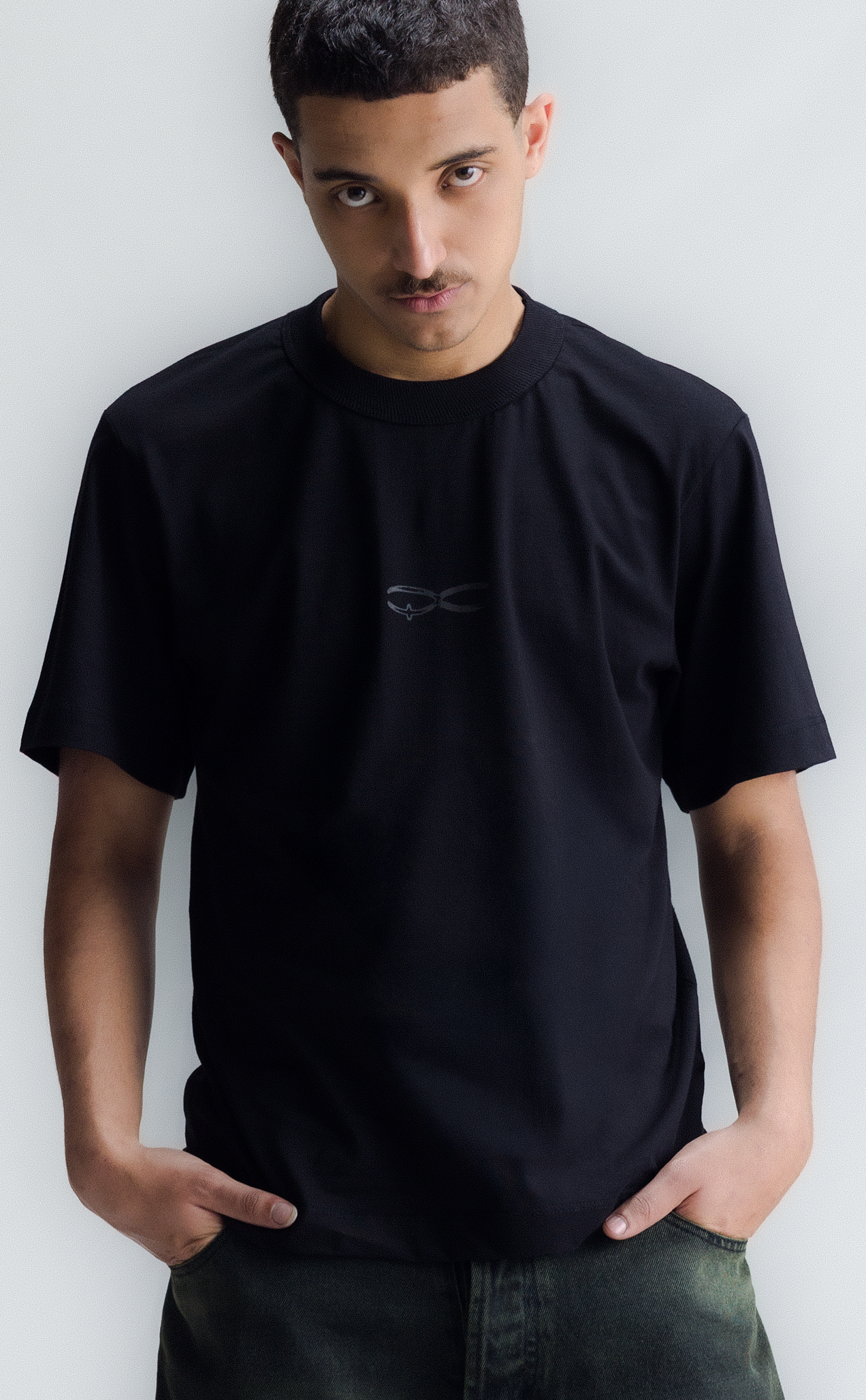 Camiseta QUADRO Regular Black