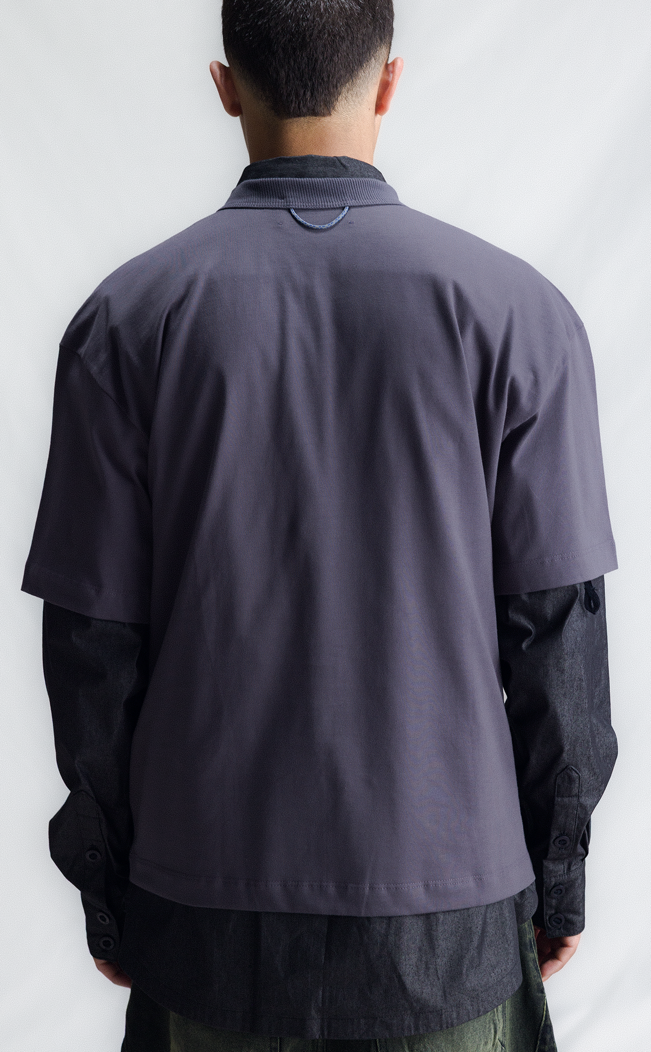 Camiseta QUADRO Tribe Boxy Dark Grey