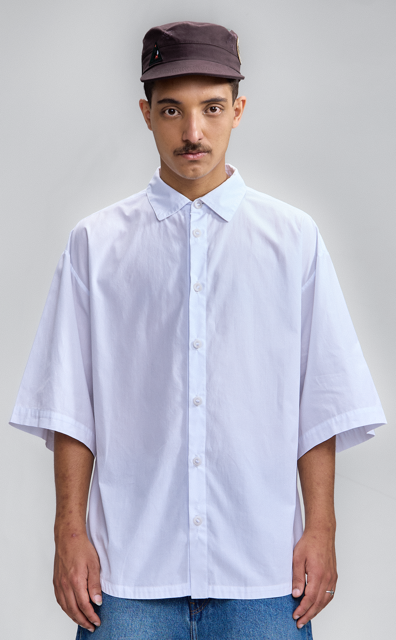 Camisa Botão QUADRO Merét Shirt Branca
