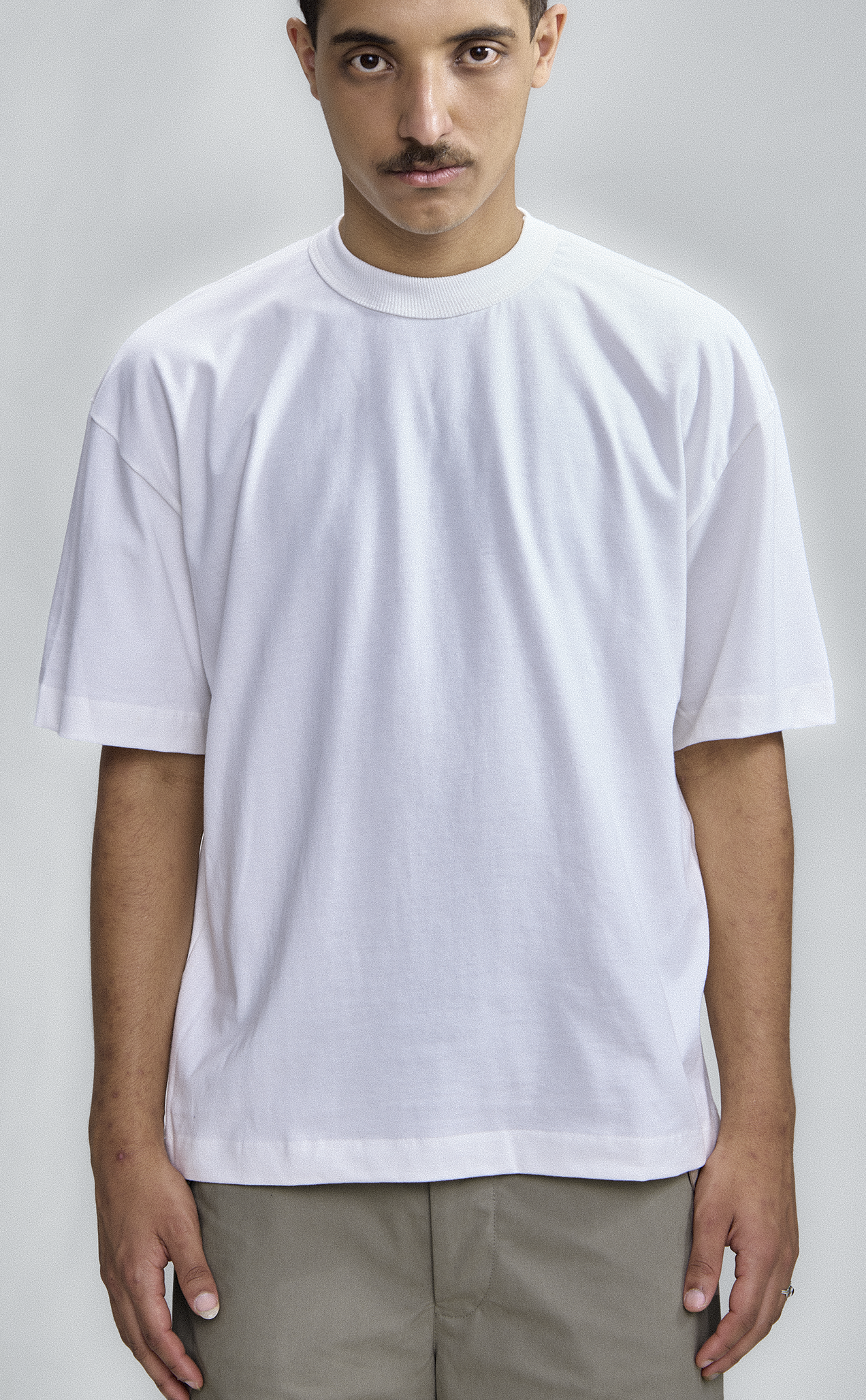 Camiseta QUADRO Maps Boxy Off White