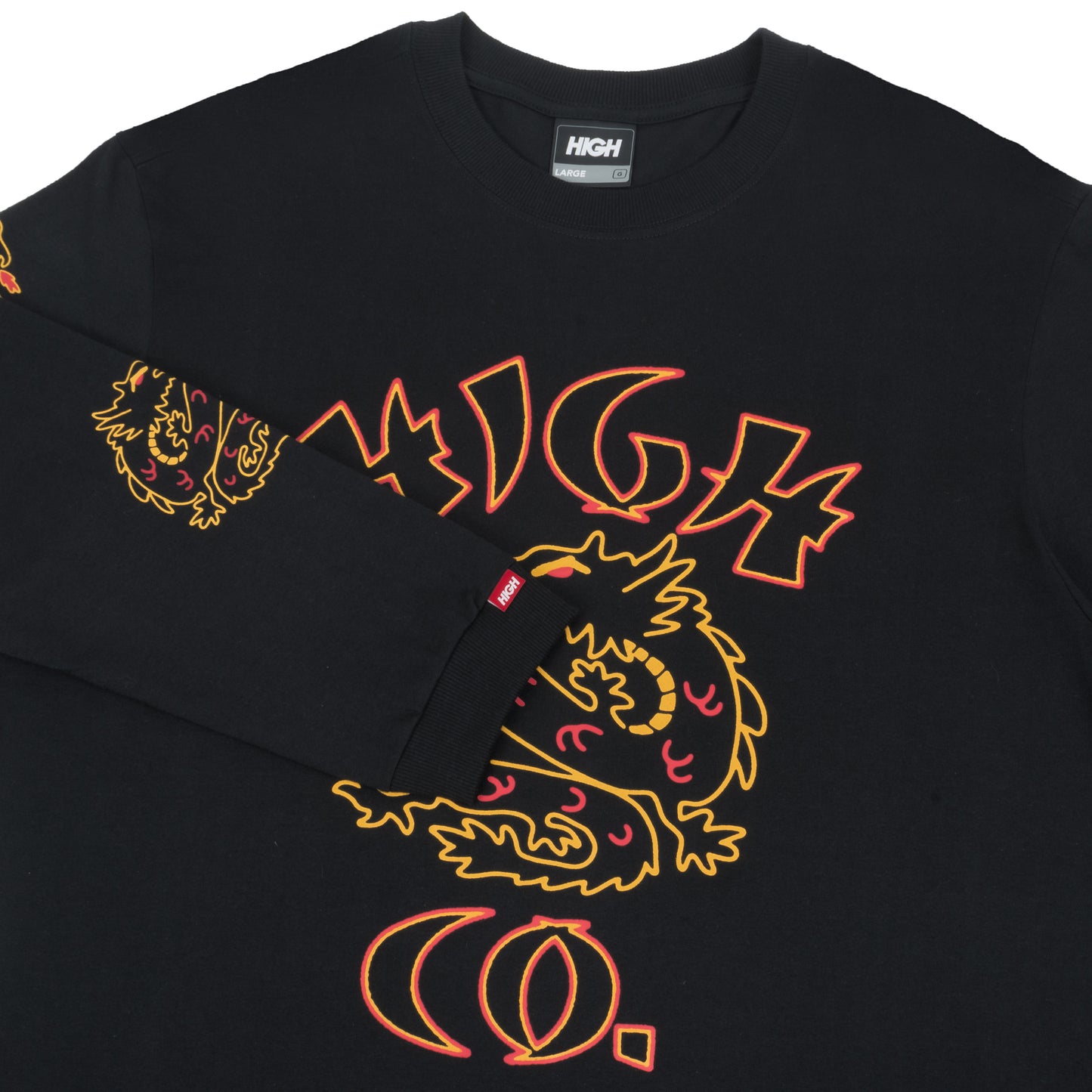 HIGH - Longsleeve Draco Black