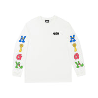 HIGH - Longsleeve Goffy White