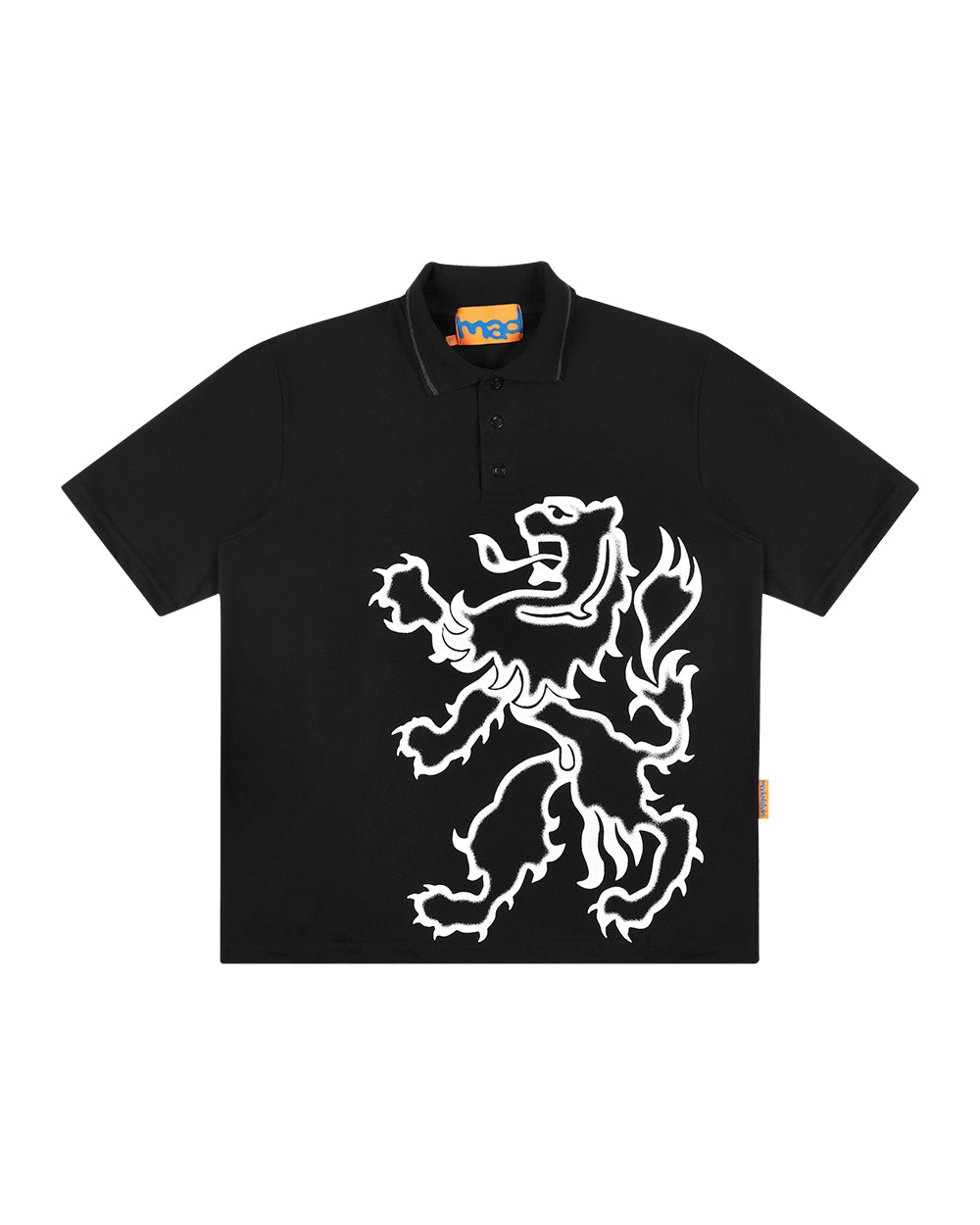 Camiseta MAD Polo Standarte Preta