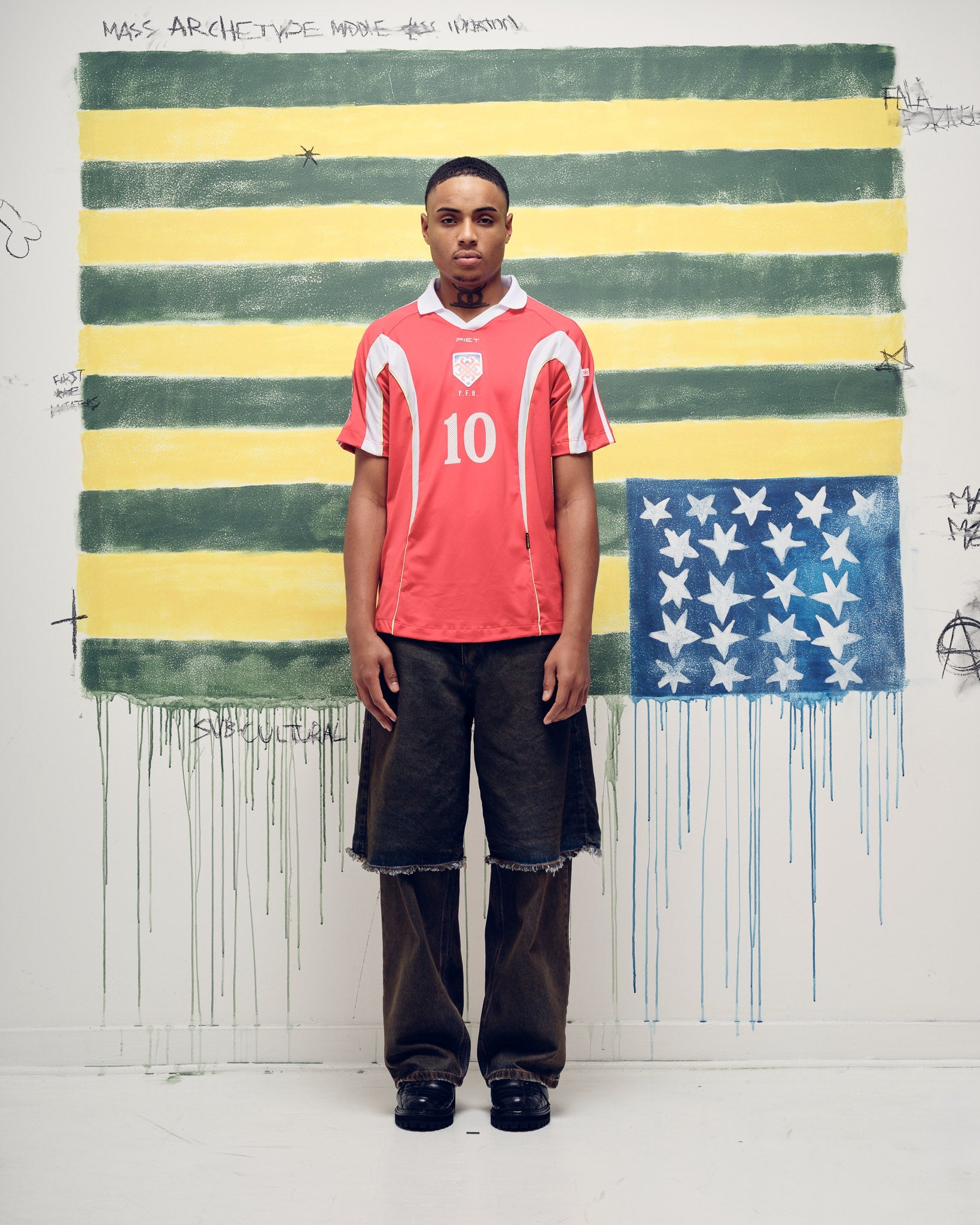 Camiseta PIET F.C. Short Sleeve Jersey Red