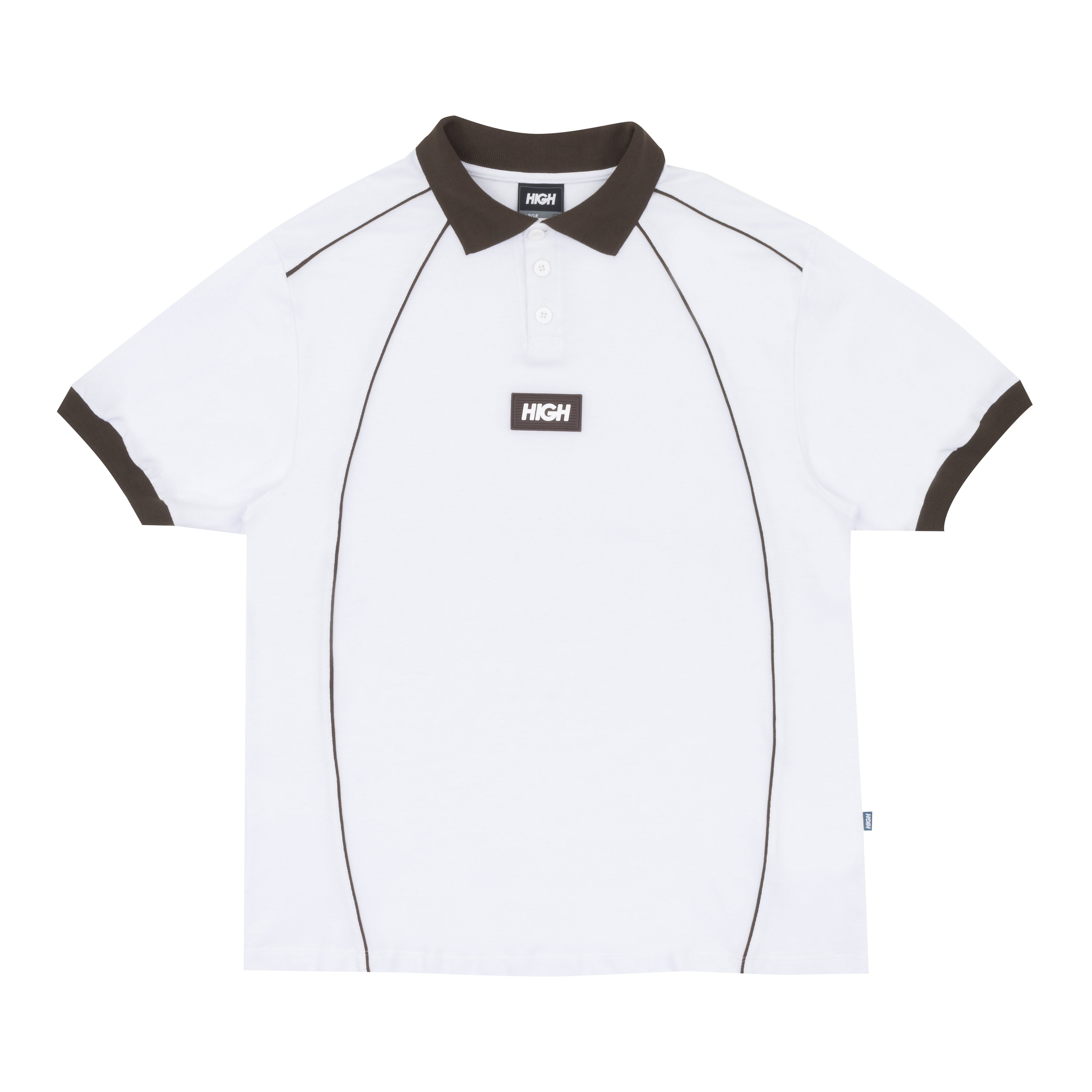 HIGH - Camisa Polo Attic White/Brown