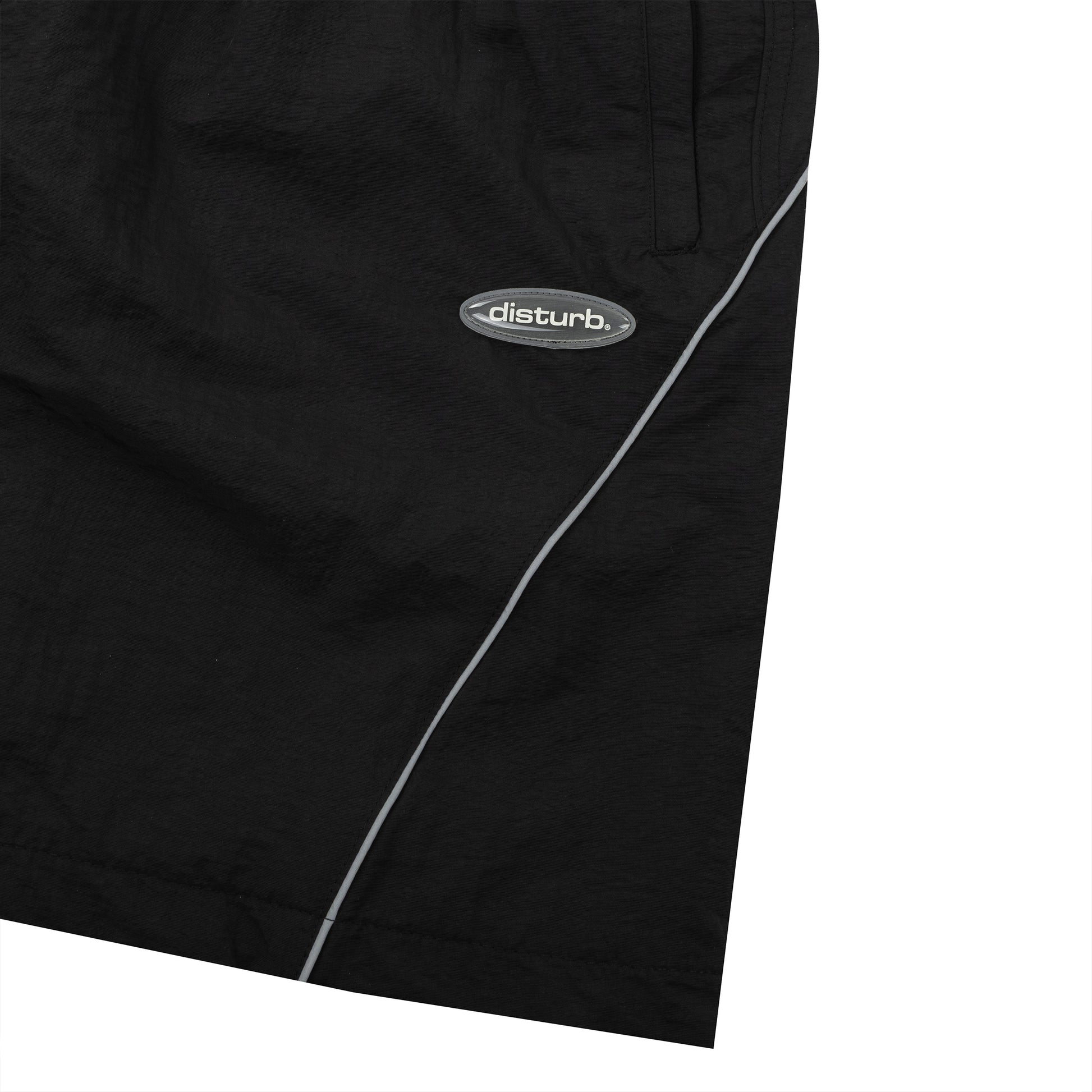 Short DISTURB Reflective Nylon Black