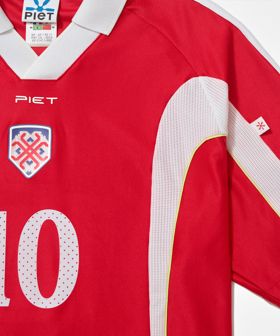Camiseta PIET F.C. Short Sleeve Jersey Red