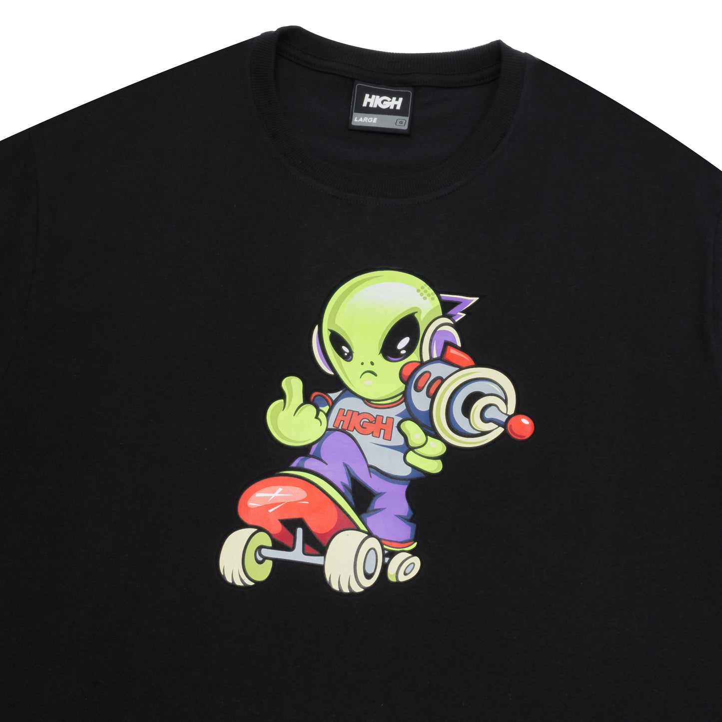 HIGH - Camiseta Alien Black