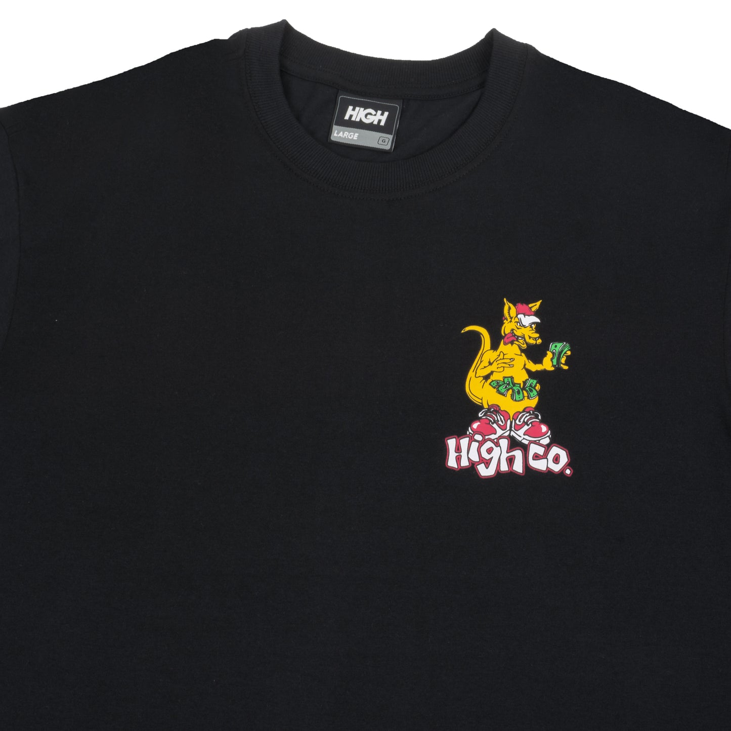 HIGH - Camiseta Kangaroo Black