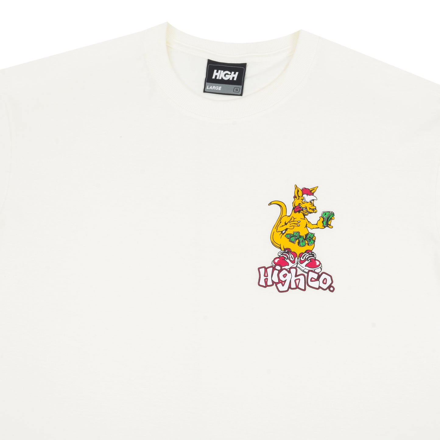 HIGH - Camiseta Kangaroo White