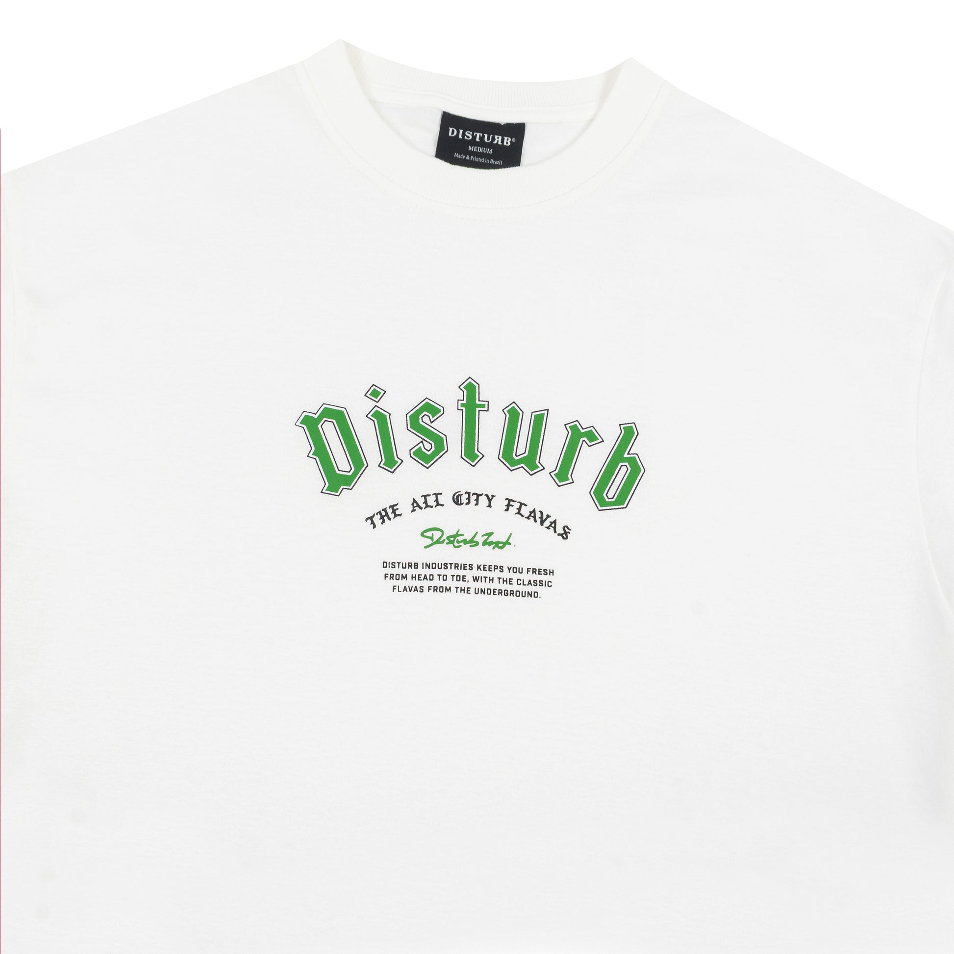 Camiseta DISTURB London Off-White